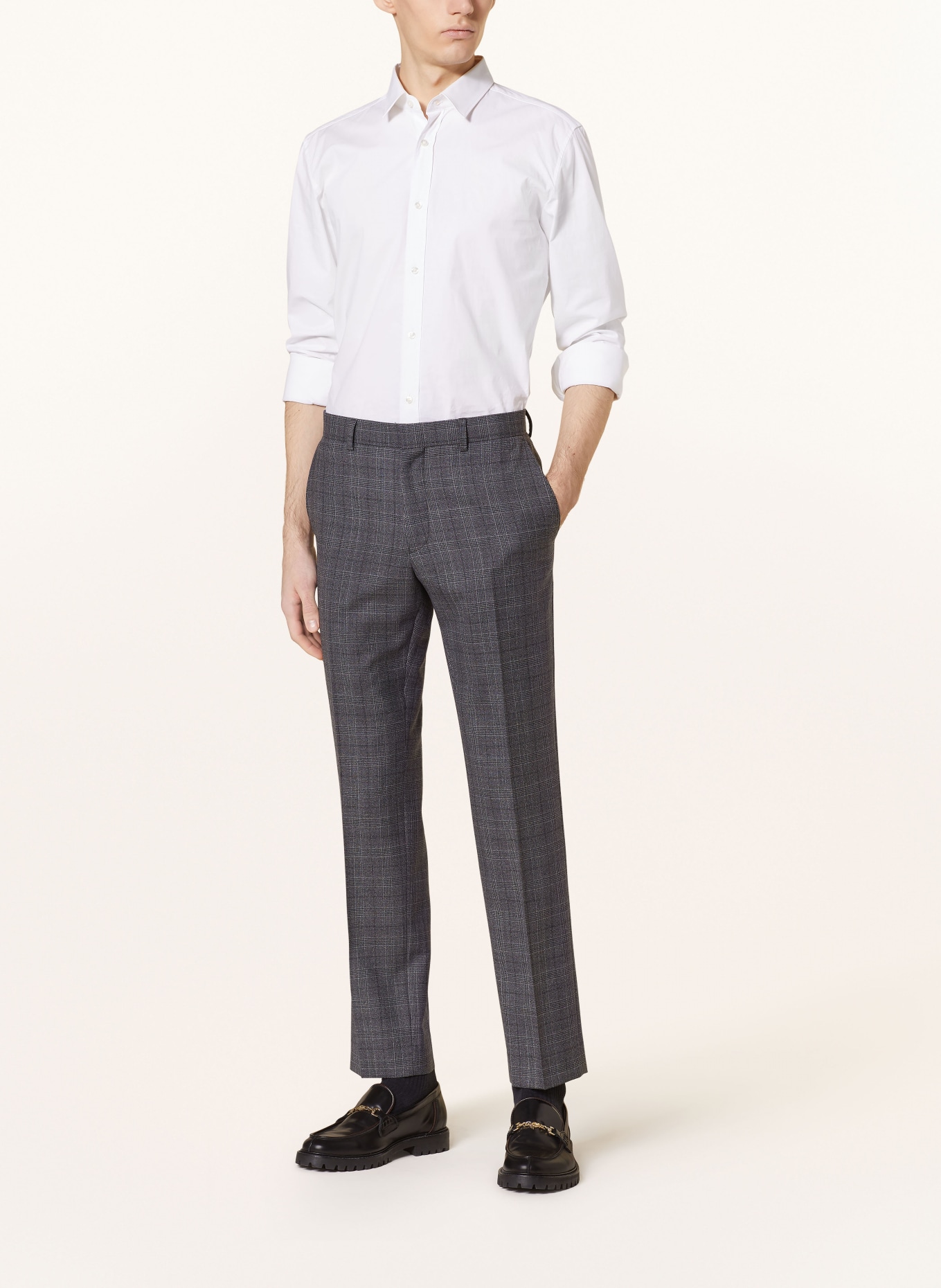 TED BAKER Anzughose ZIONST Slim Fit, Farbe: CHARCOAL CHARCOAL (Bild 3)