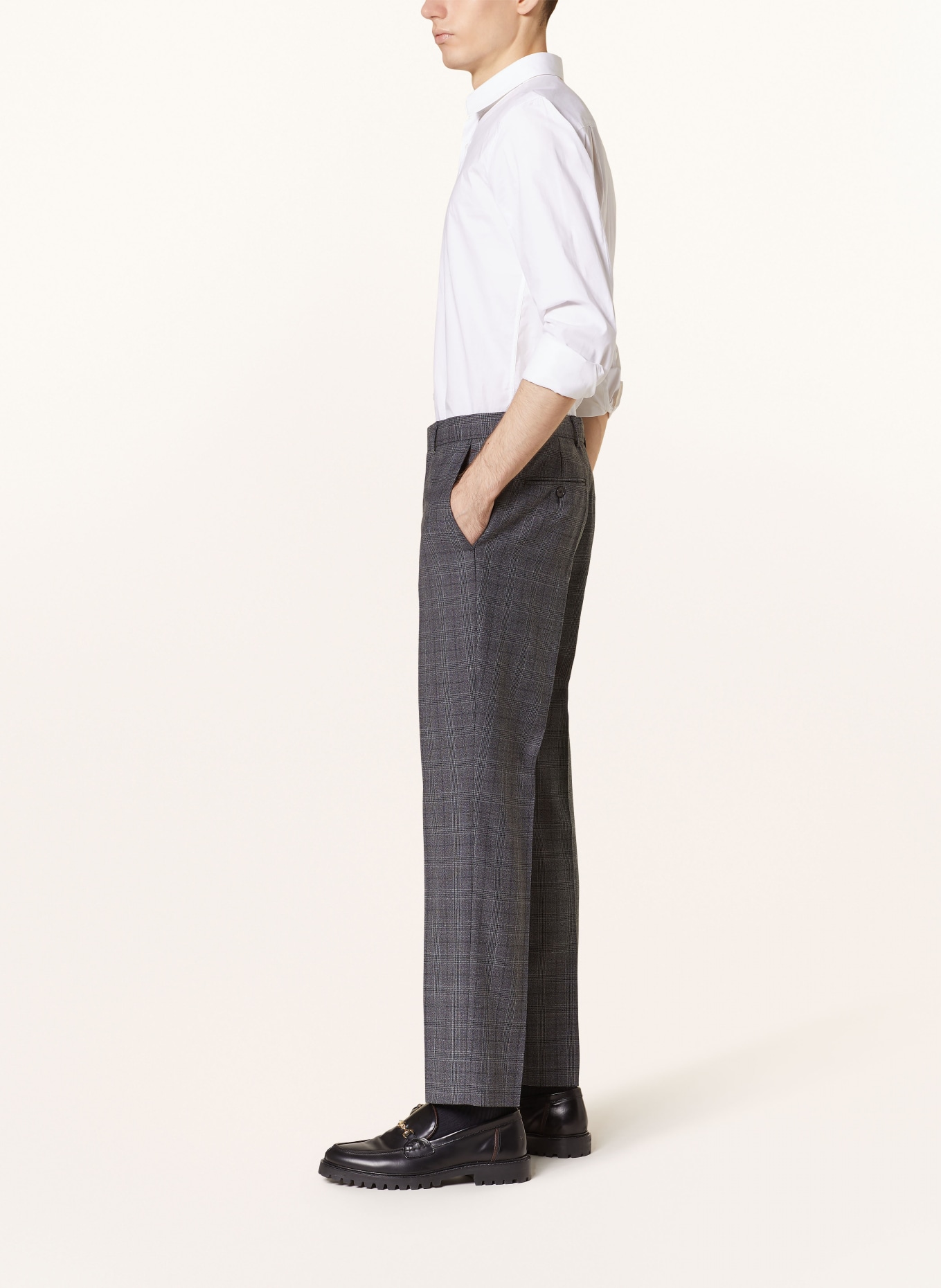TED BAKER Spodnie garniturowe ZIONST slim fit, Kolor: CHARCOAL CHARCOAL (Obrazek 5)