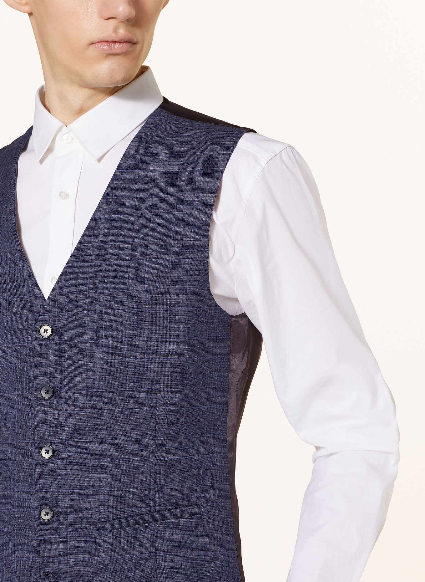 TED BAKER Suit vest CHELARJ regular fit, Color: NAVY NAVY (Image 5)