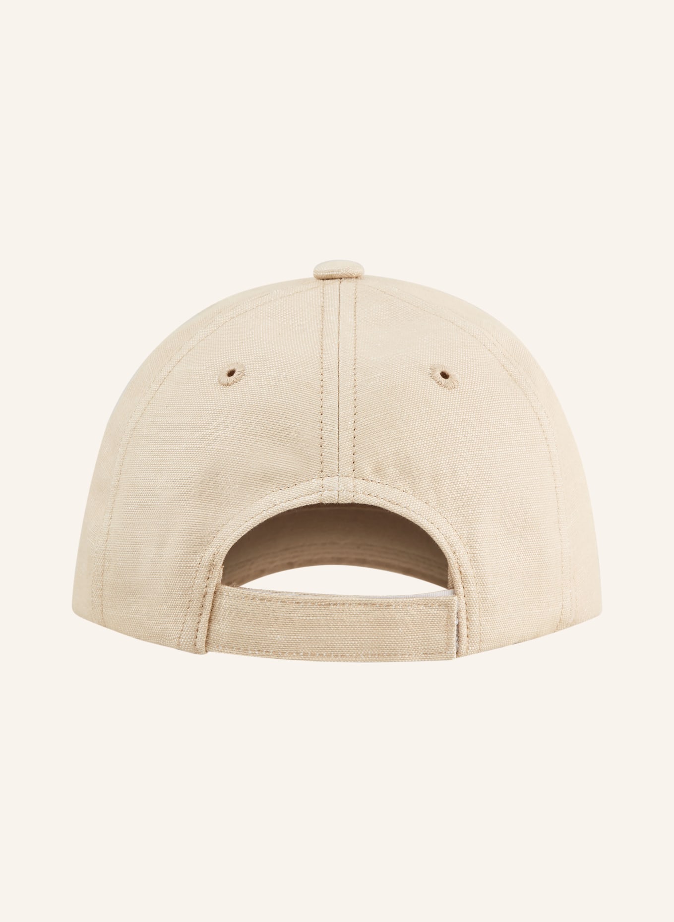 maje Cap mit Leinen: ECRU