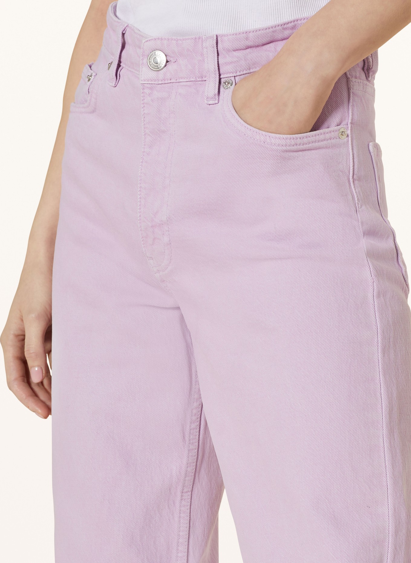 maje Straight Jeans, Farbe: HELLLILA (Bild 5)