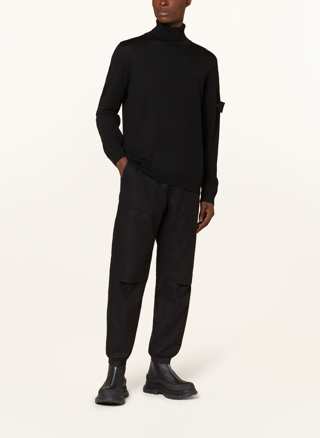 Stone island turtleneck black best sale