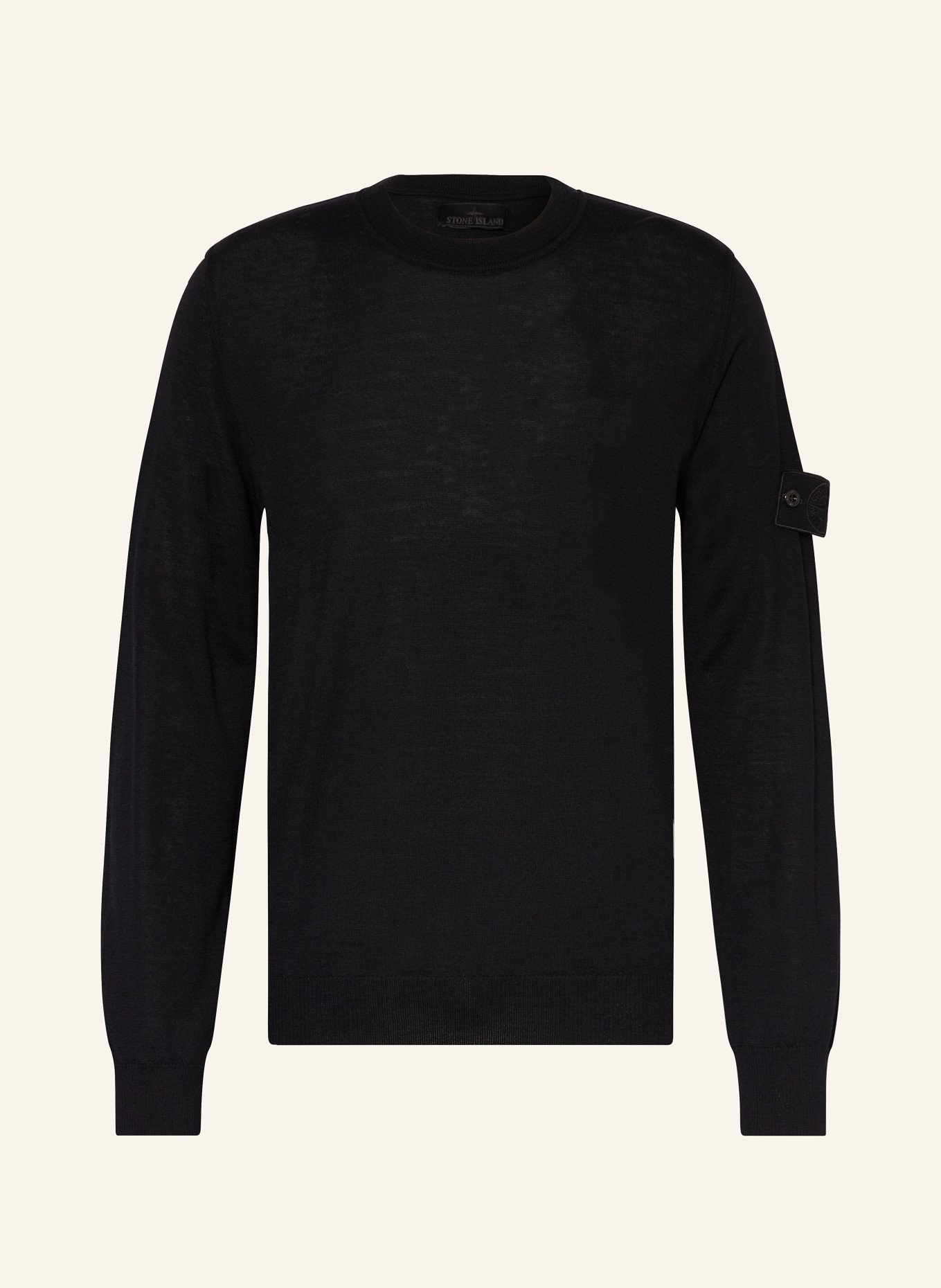 Black stone island ghost jumper on sale