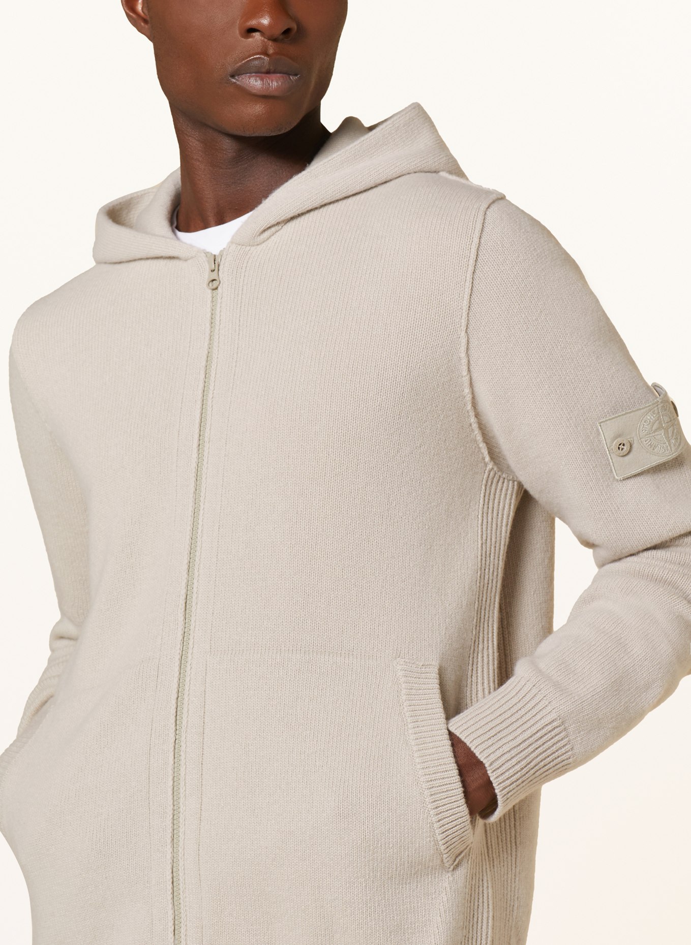 Stone island ghost jacket beige sale