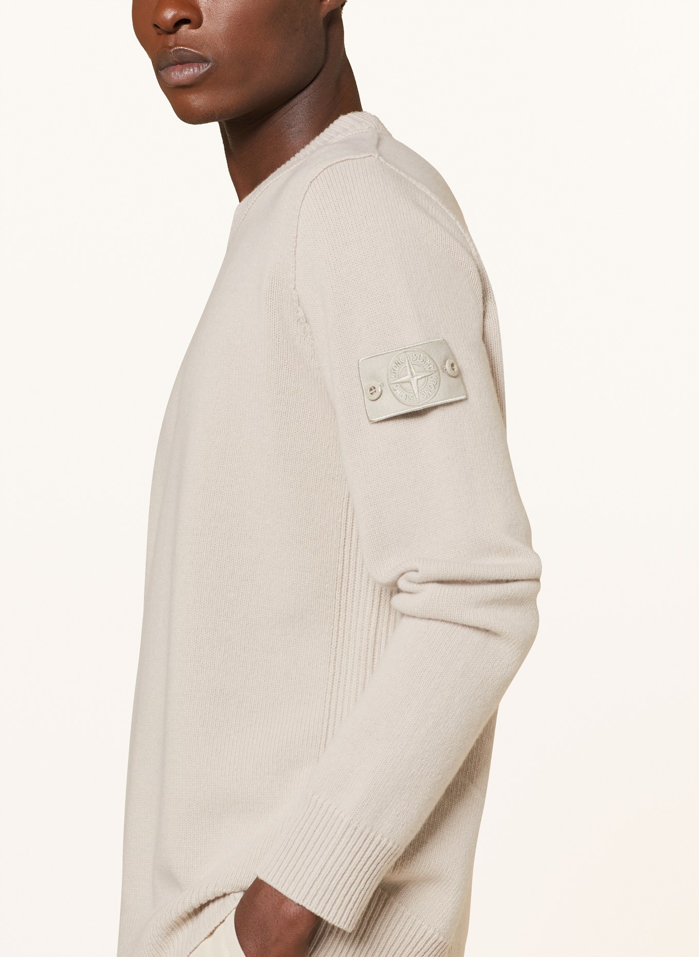 STONE ISLAND Sweater GHOST in beige