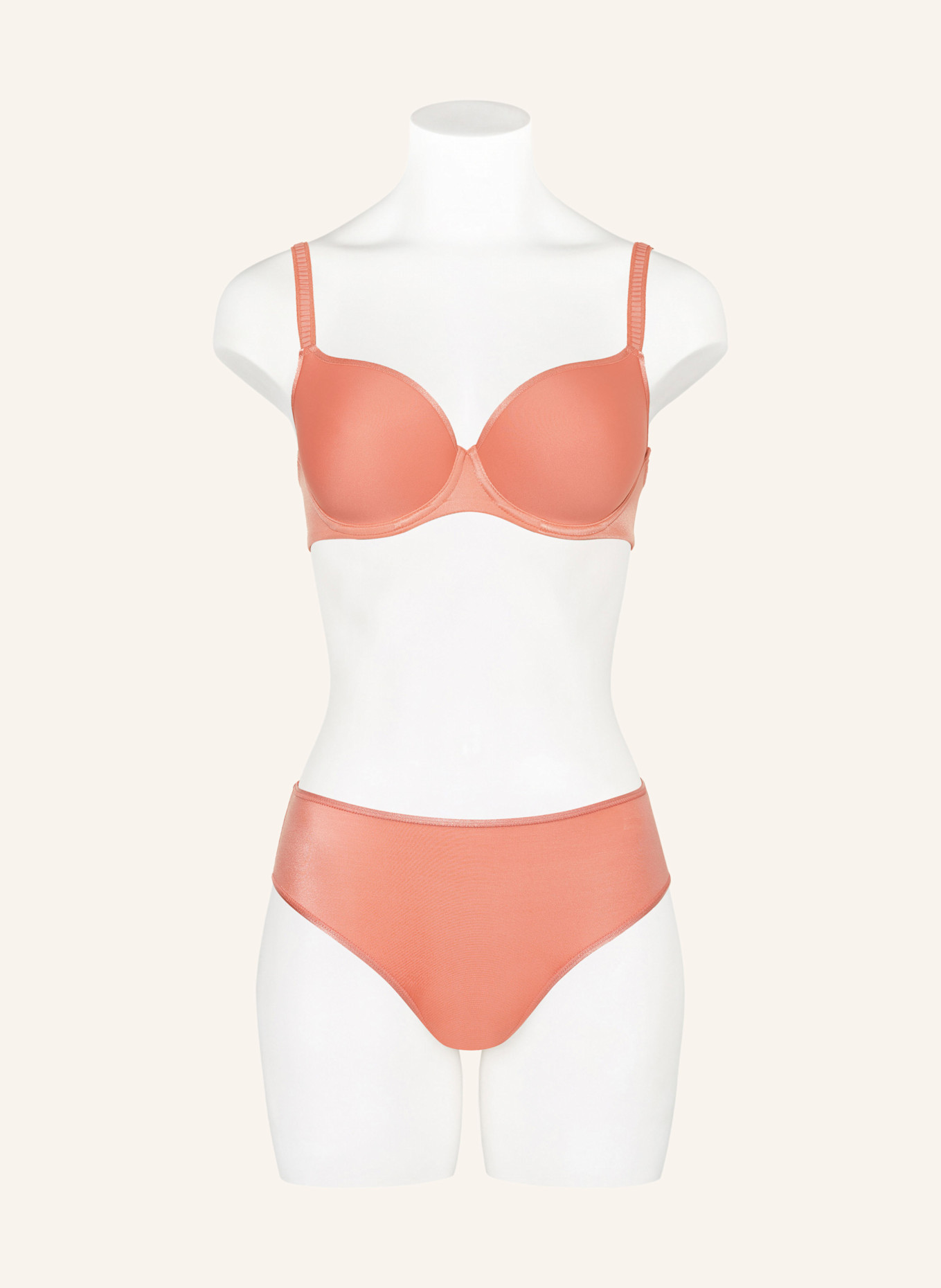 mey Slip Serie JOAN aus Satin: LACHS