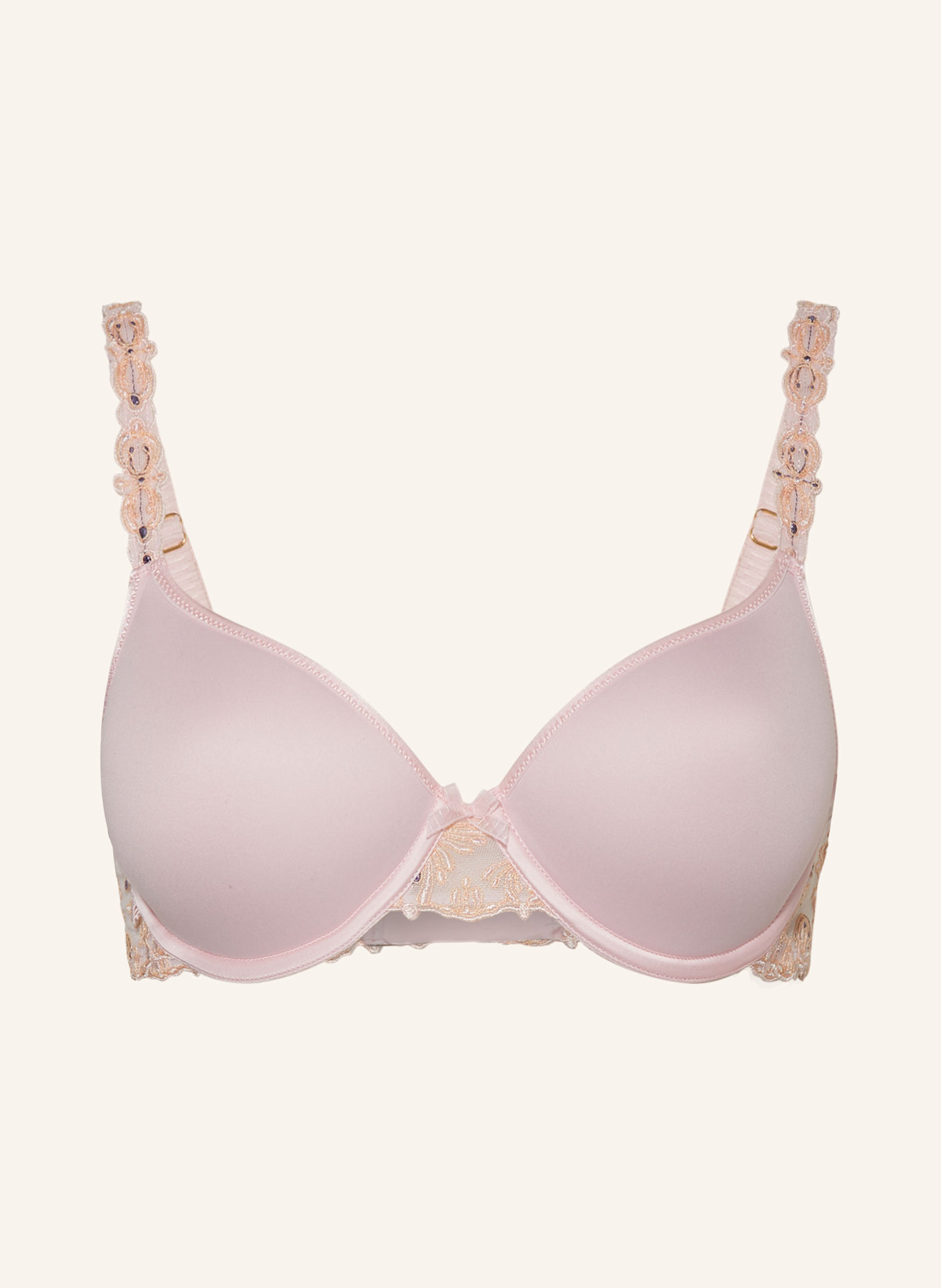 CHANTELLE Molded cup bra CHAMPS-ÉLYSÉES: LIGHT PINK / LIGHT ORANGE / BLUE