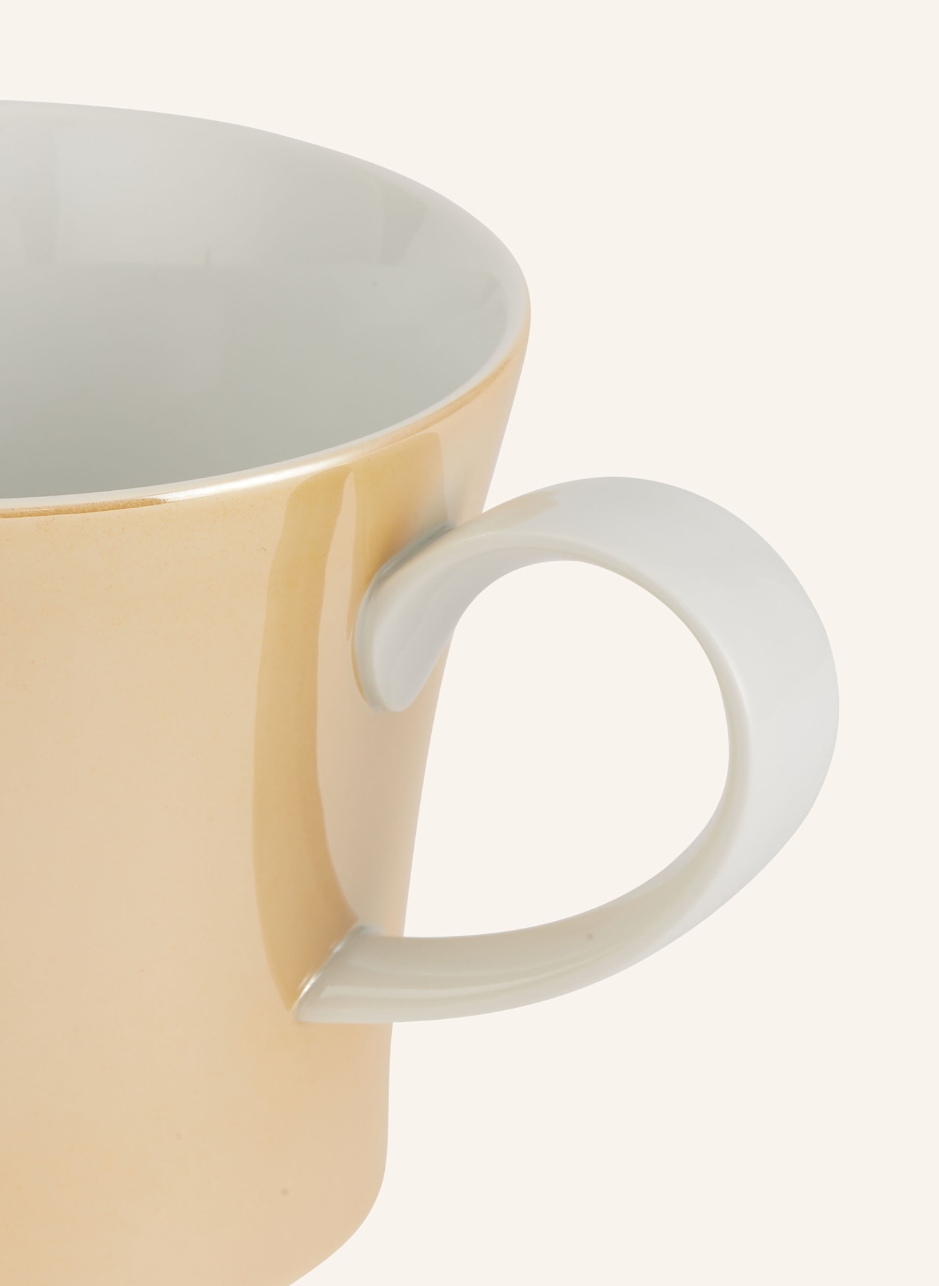 KPM Henkelbecher BERLIN WANNSEE: HELLGELB