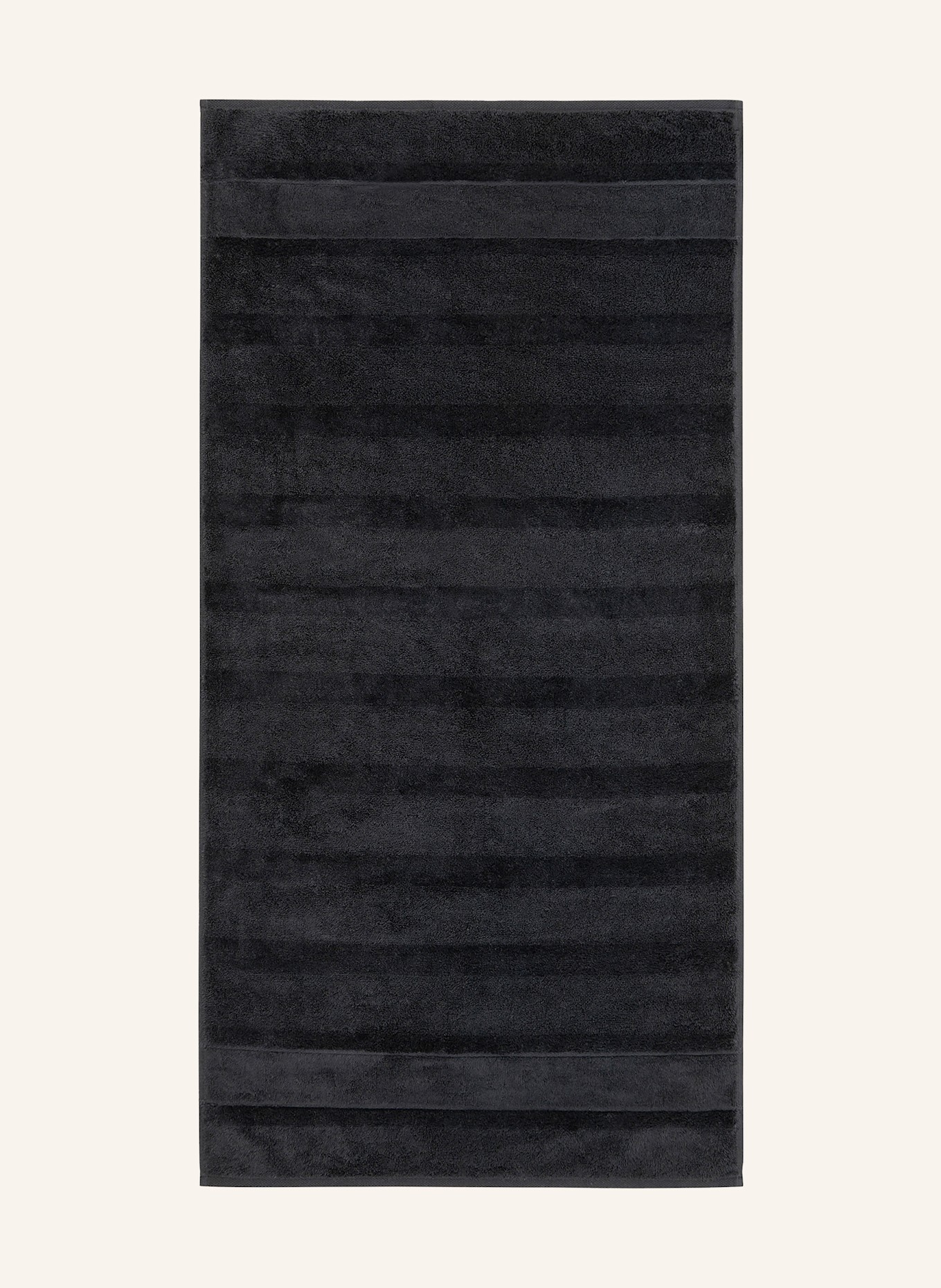 Cawö Handtuch NOBLESSE: SCHWARZ