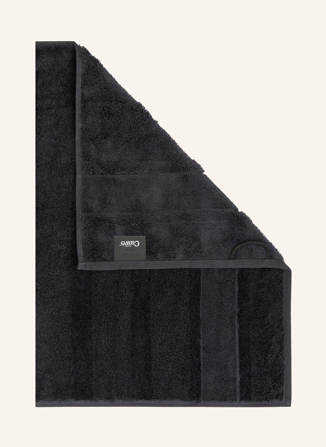 Cawö Handtuch NOBLESSE: SCHWARZ