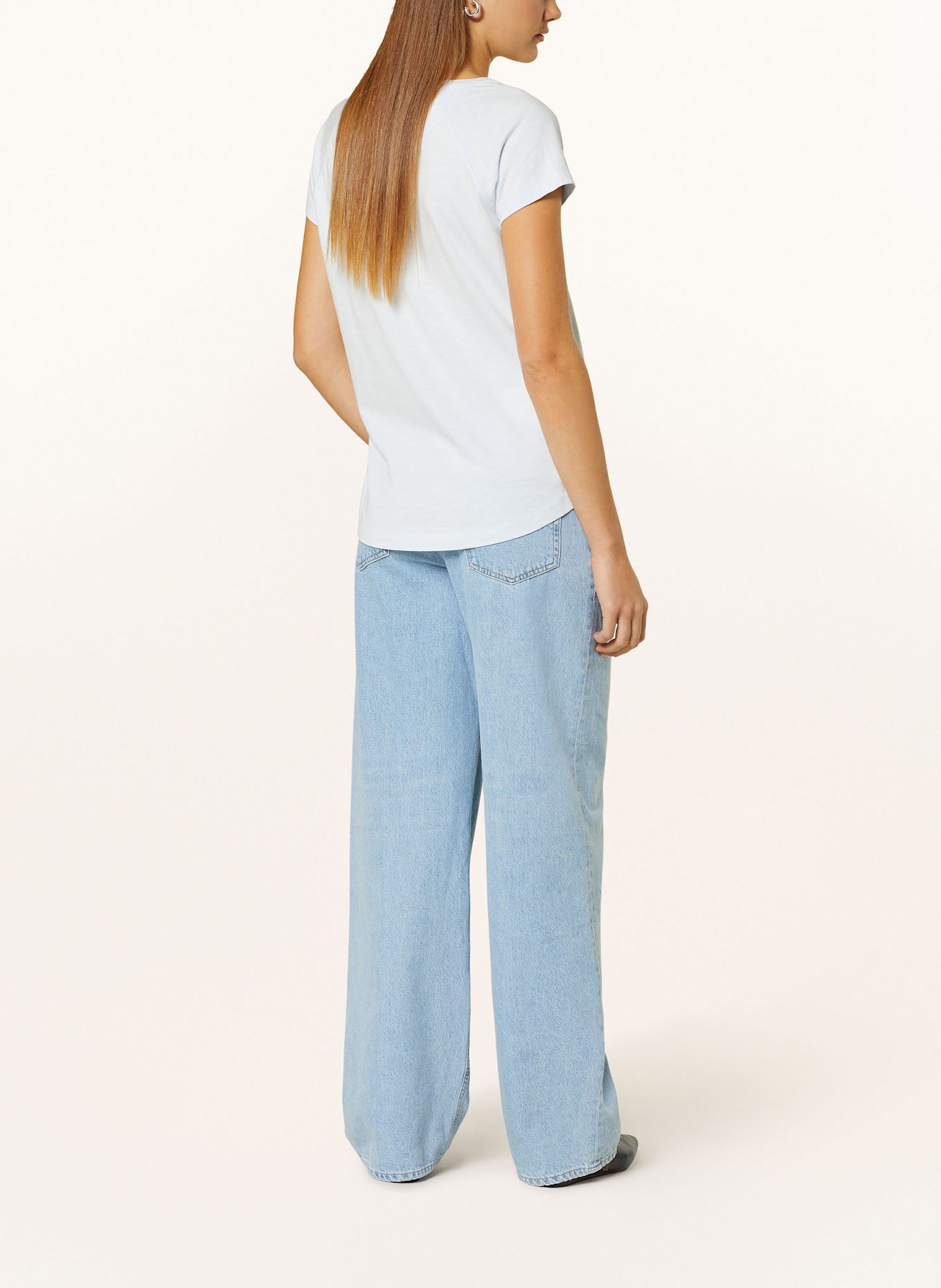 CLOSED T-shirt: LIGHT BLUE