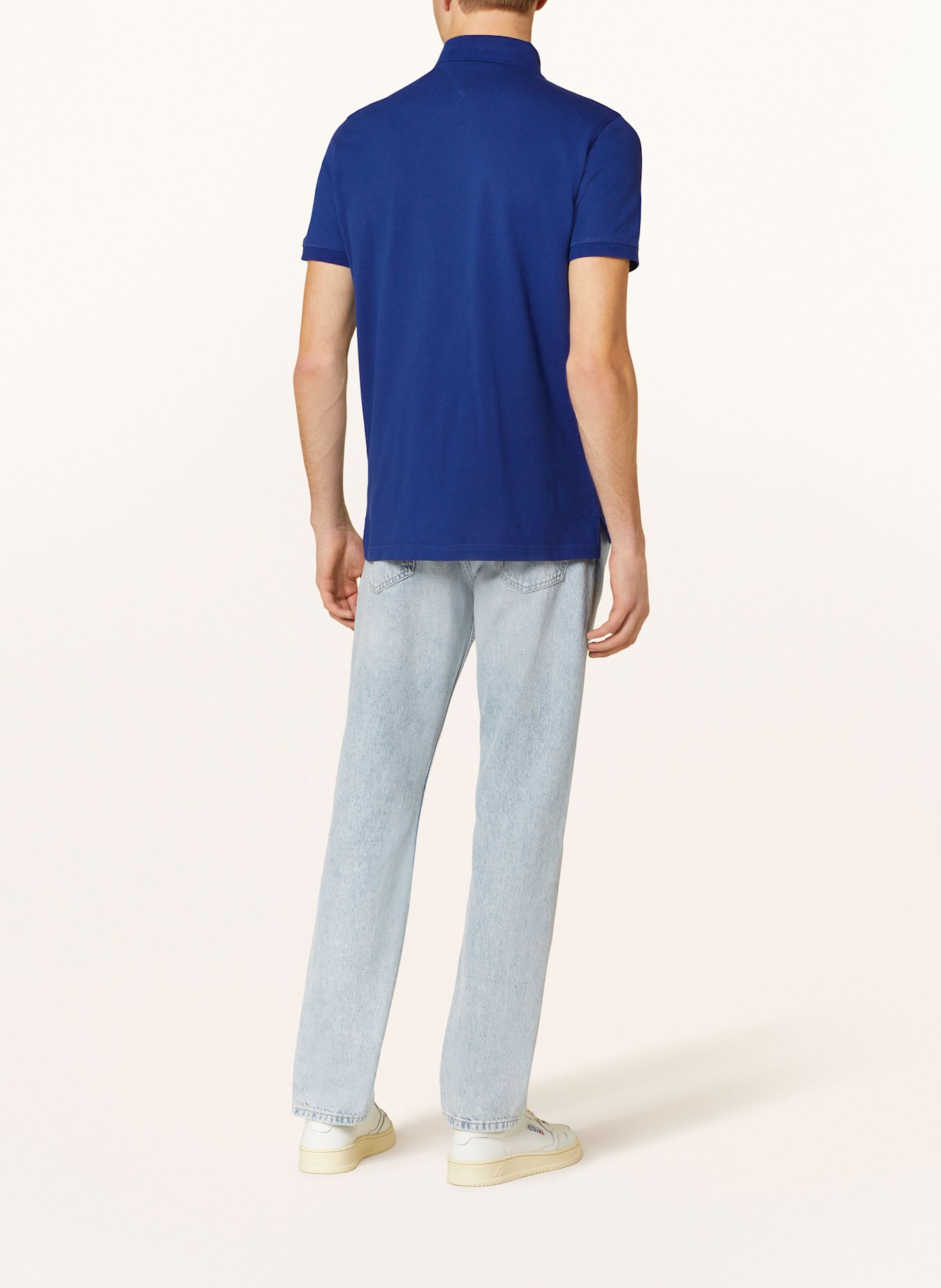 TOMMY HILFIGER Piqué-Poloshirt Regular Fit: BLAU