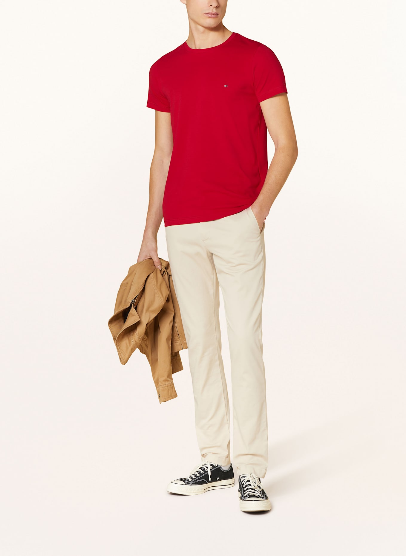 TOMMY HILFIGER T-Shirt: ROT