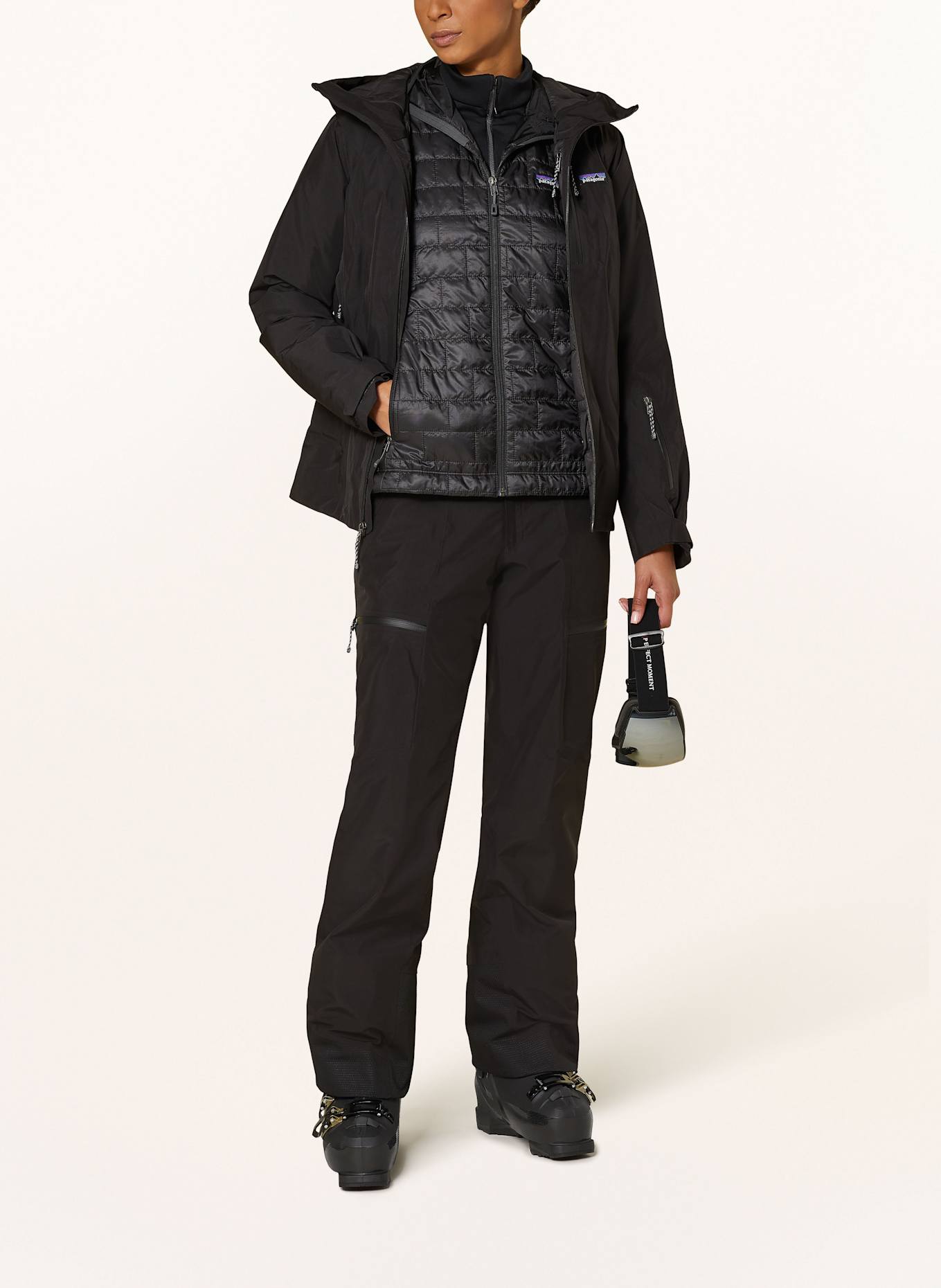 patagonia Funkční bunda NANO PUFF®: ČERNÁ