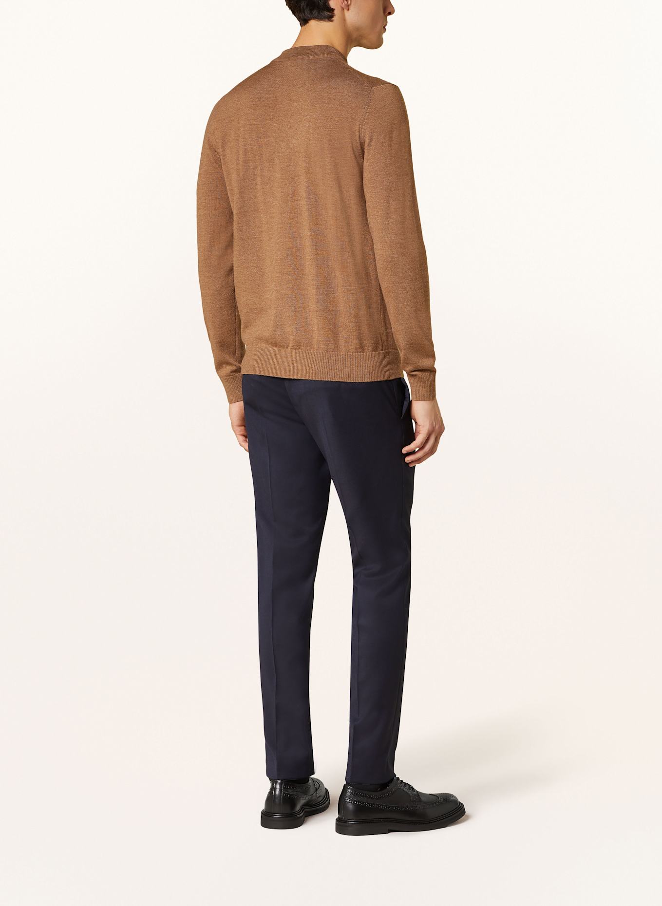 JOOP Sweater DAVIDE in merino wool in beige