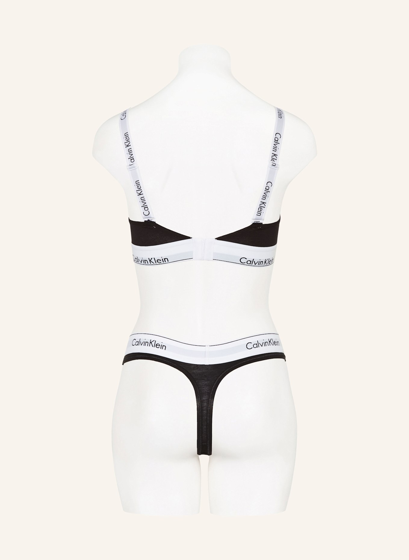 Calvin Klein Bralette MODERN COTTON, Color: BLACK (Image 3)