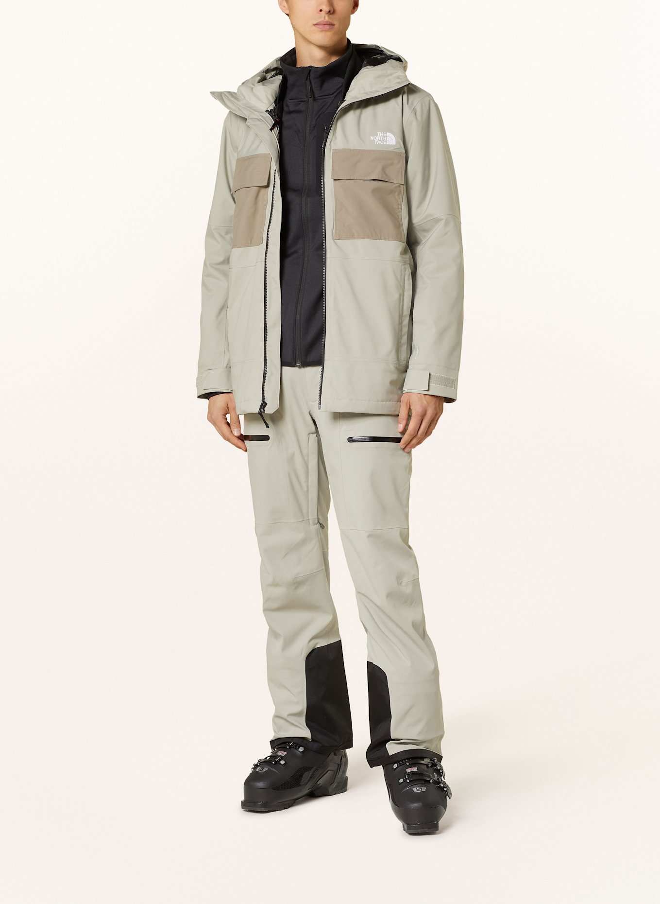 THE NORTH FACE Ski jacket FOURBARREL TRICLIMATE in beige