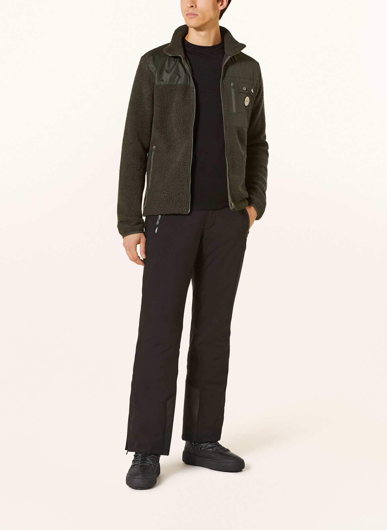 WE NORWEGIANS Fleecejacke ALTA aus Merinowolle: OLIV