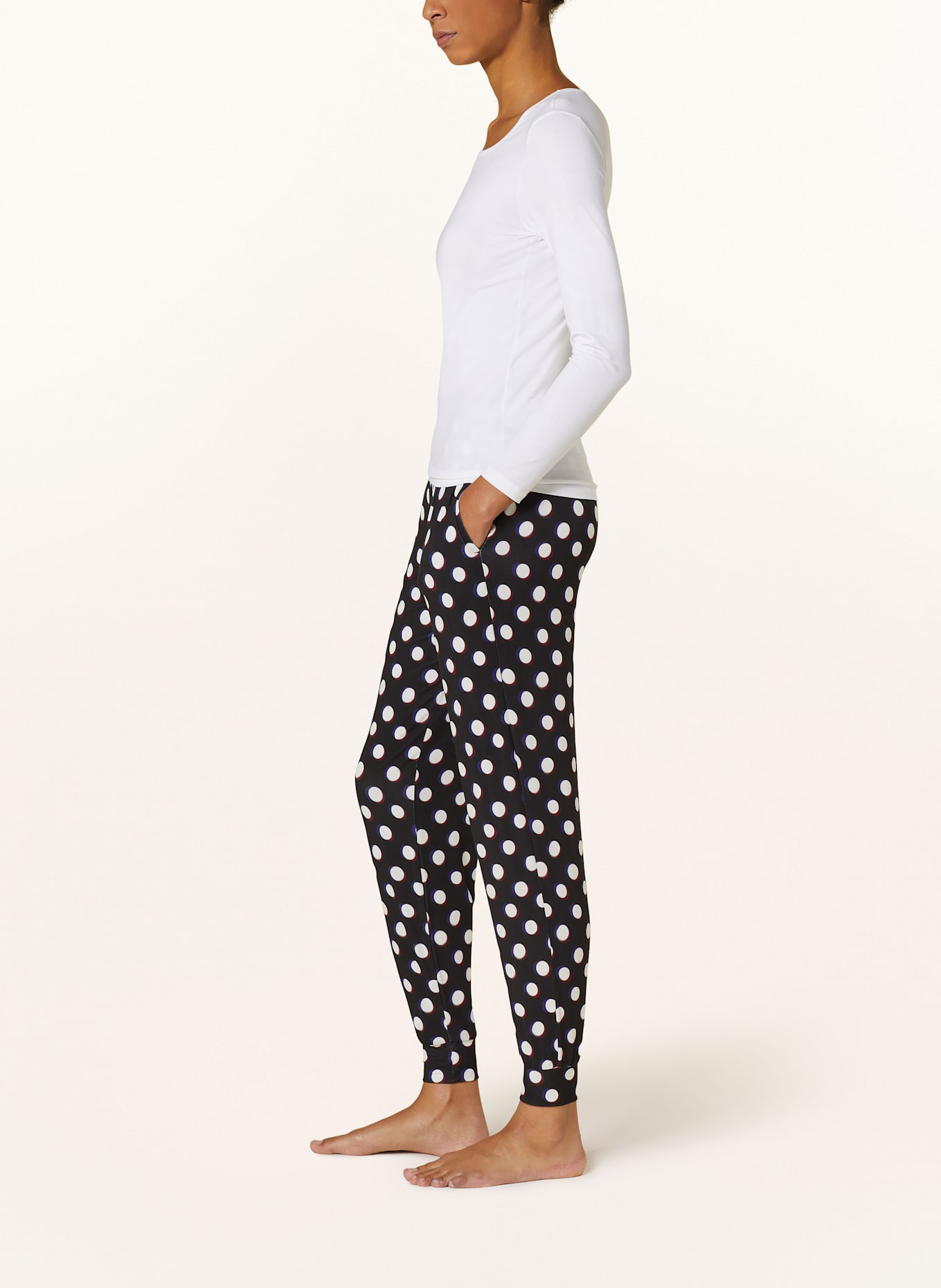 HUGO Schlafhose UNITE: SCHWARZ / WEISS / DUNKELBLAU