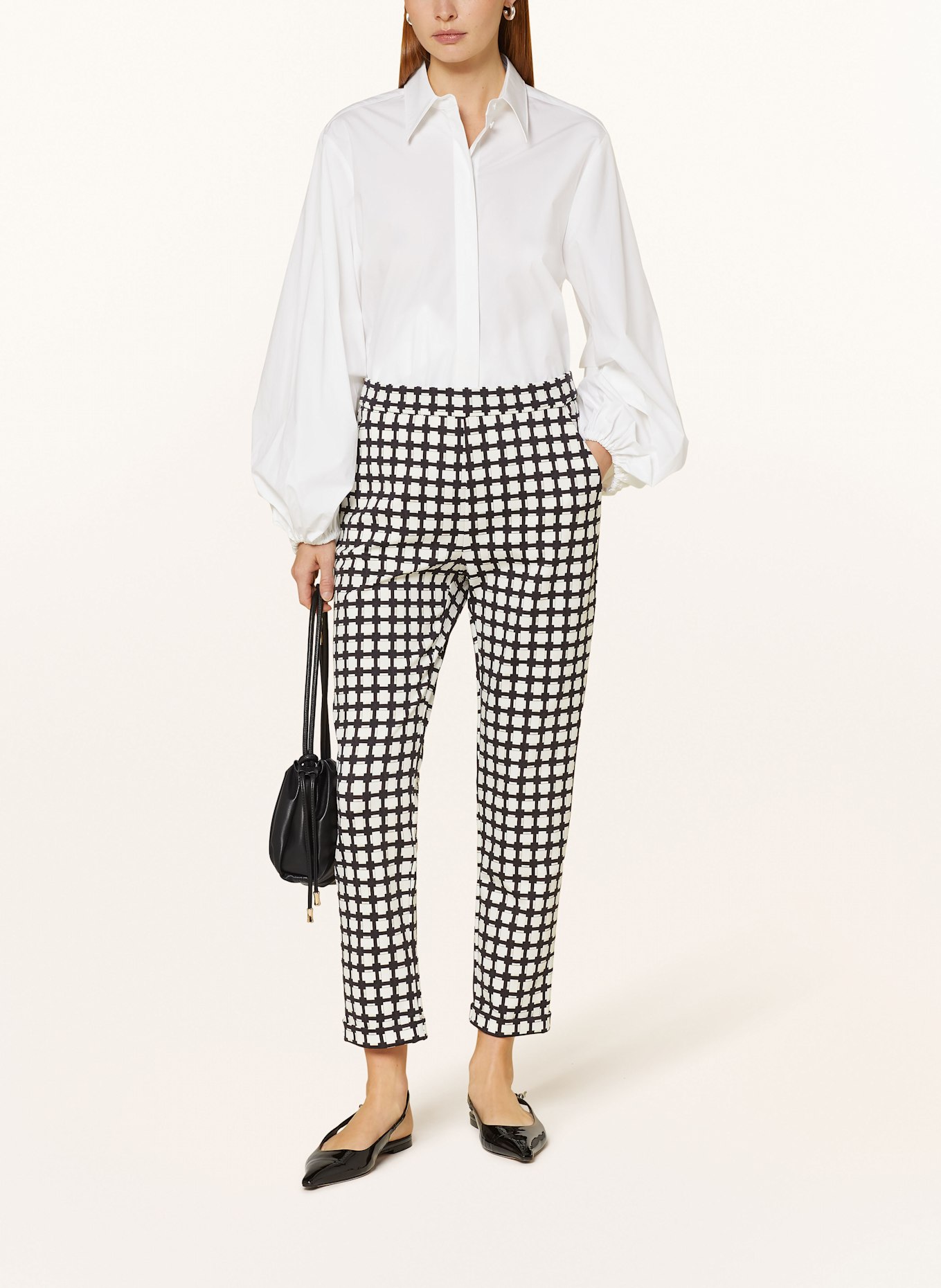 MAC DAYDREAM Spodnie 7/8 BEAUTY: CZARNY / BIAŁY