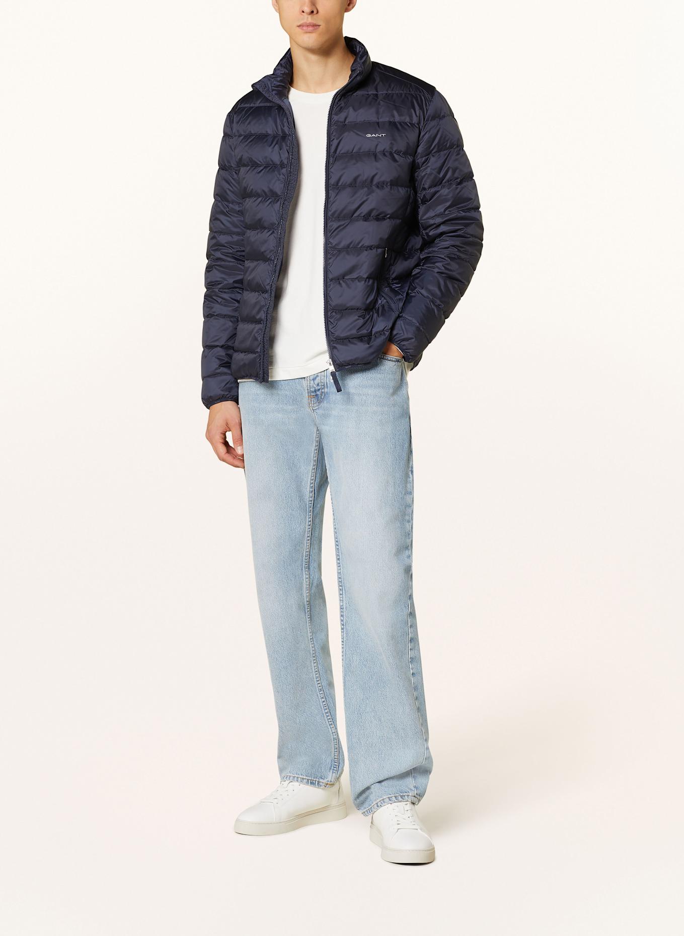 GANT Lightweight-Daunenjacke: DUNKELBLAU