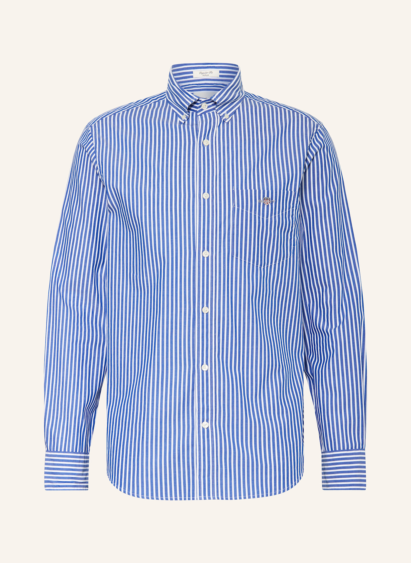 GANT Hemd Regular Fit: BLAU / WEISS