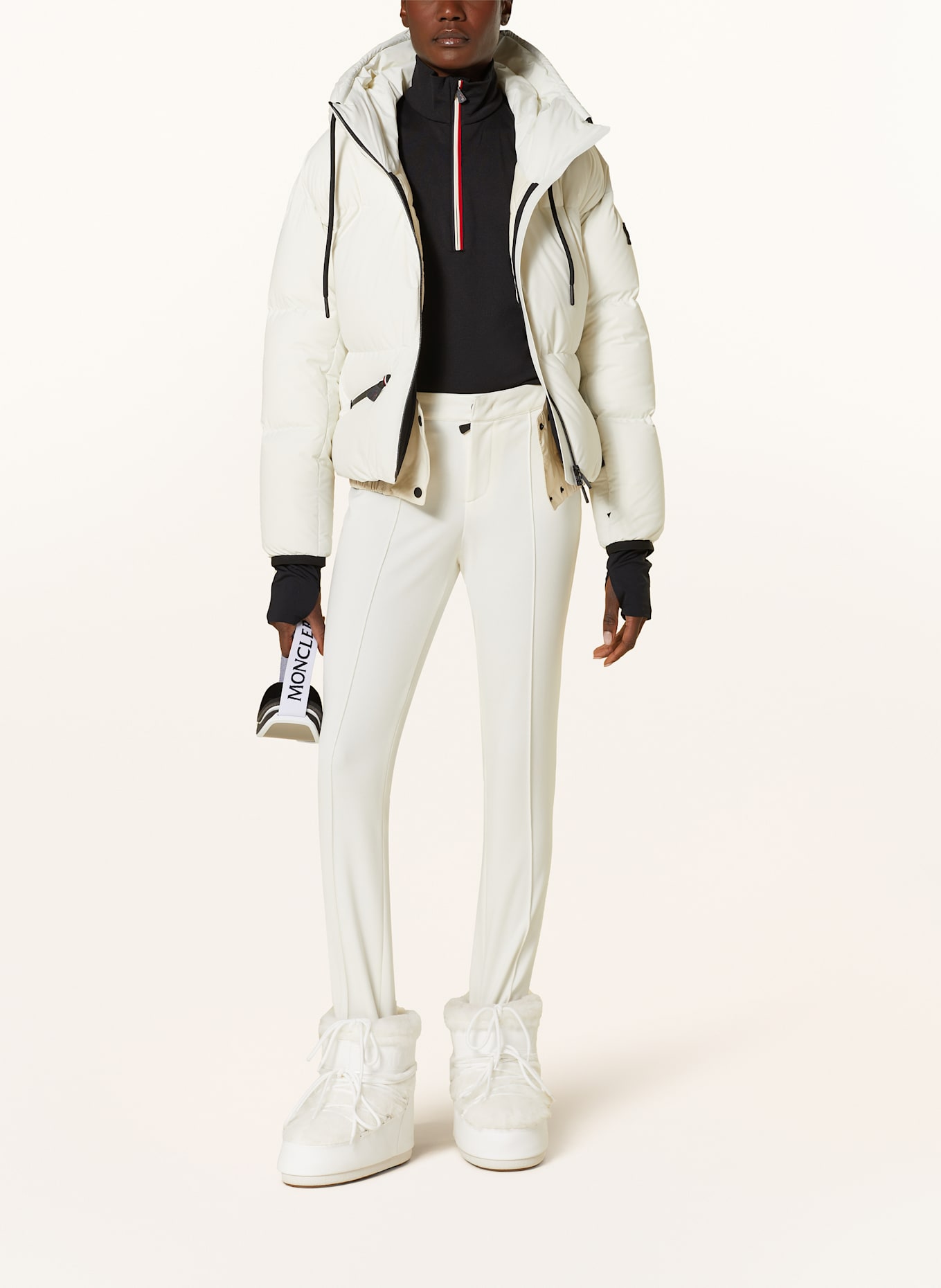 MONCLER GRENOBLE Down ski jacket ALLESAZ: WHITE (Image 2)