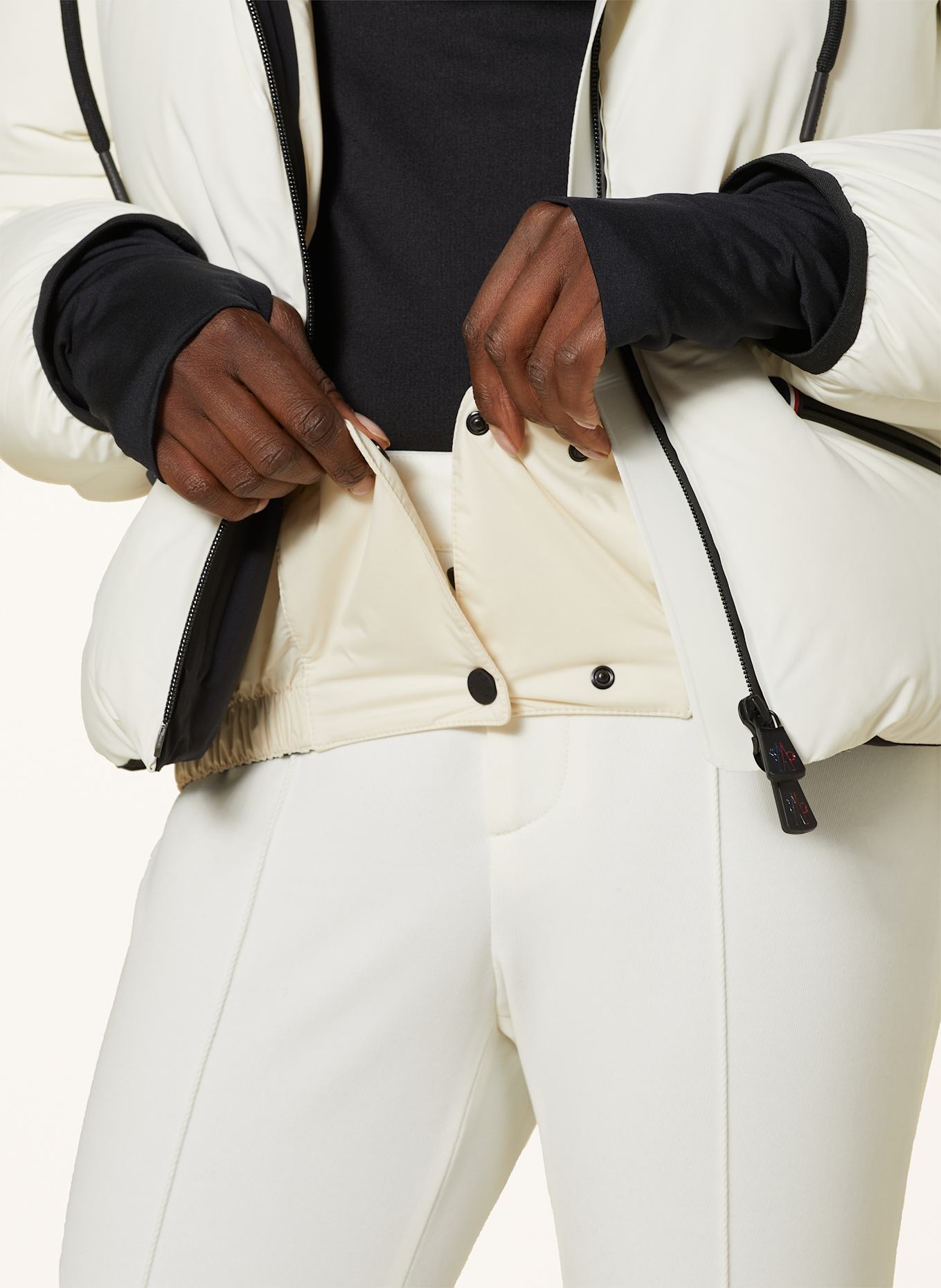 MONCLER GRENOBLE Down ski jacket ALLESAZ: WHITE (Image 6)