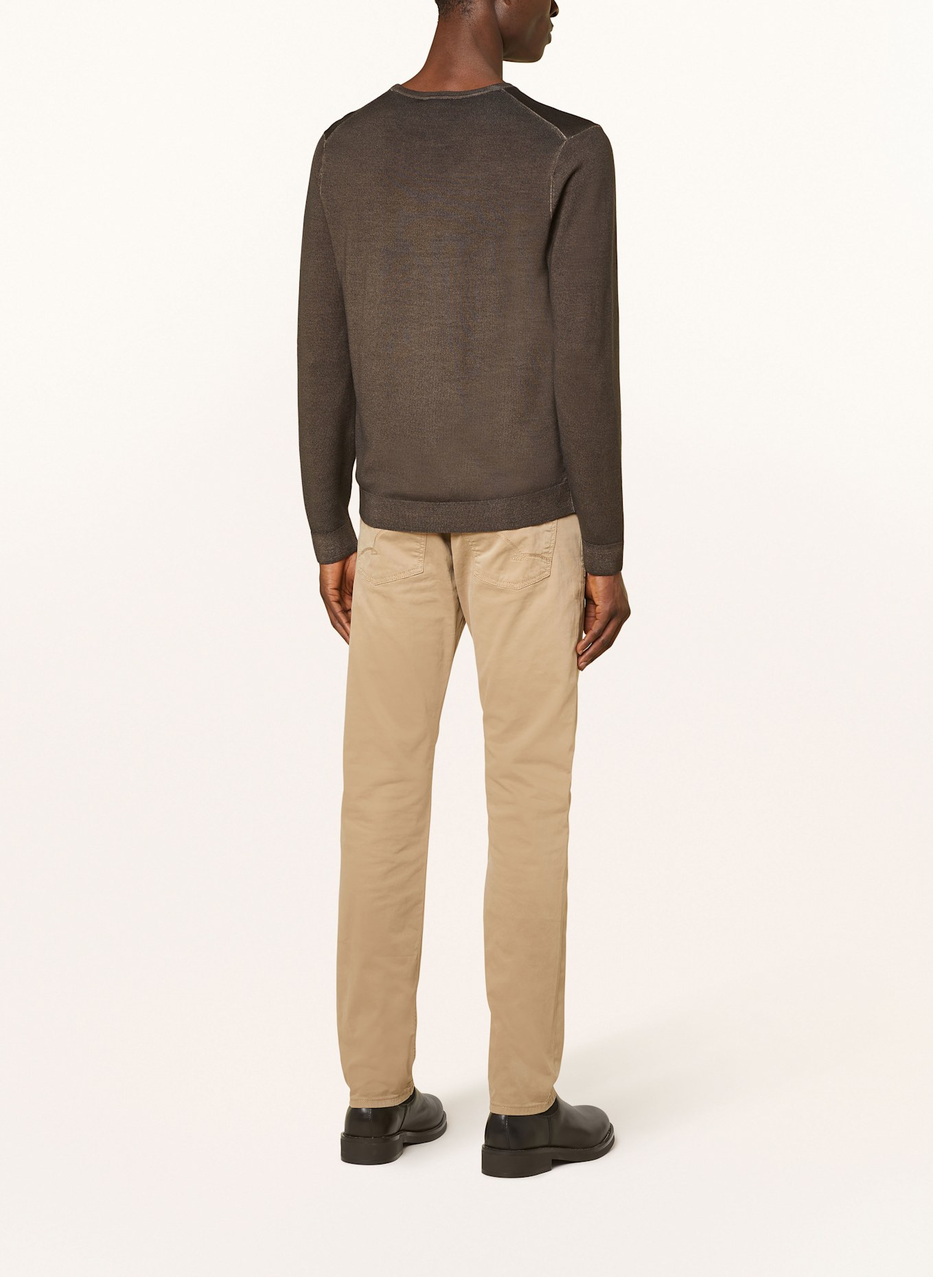 pierre cardin Pullover in dunkelbraun