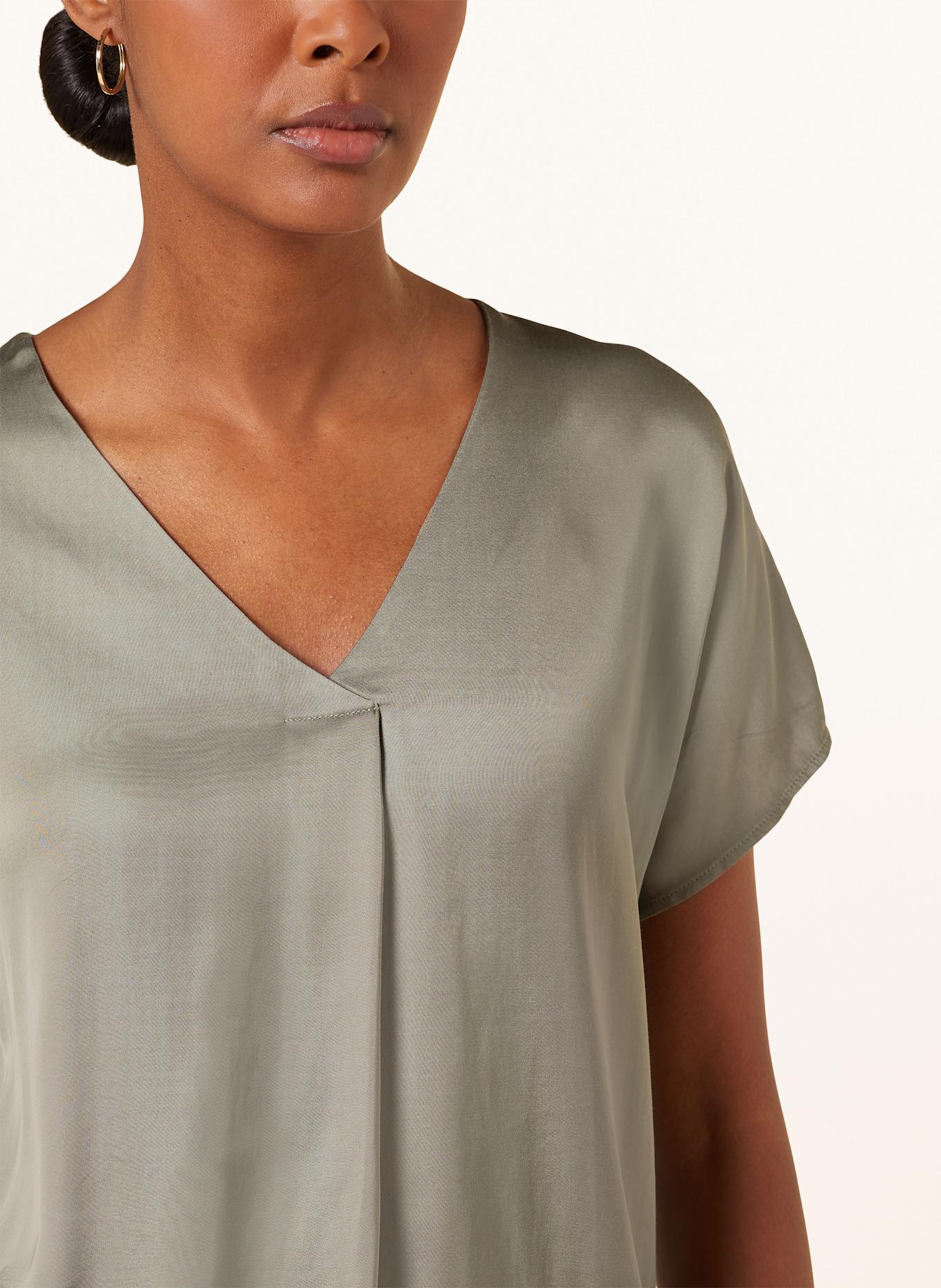 CINQUE Blusenshirt CIVANEA im Materialmix: GRÜN