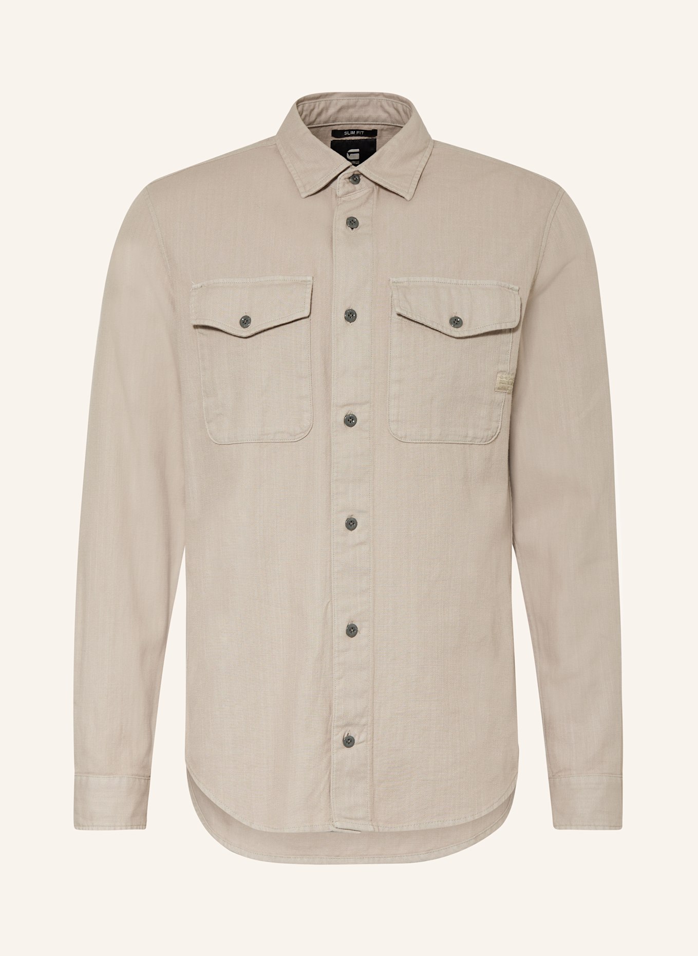 G-Star Hemd Slim Fit: BEIGE