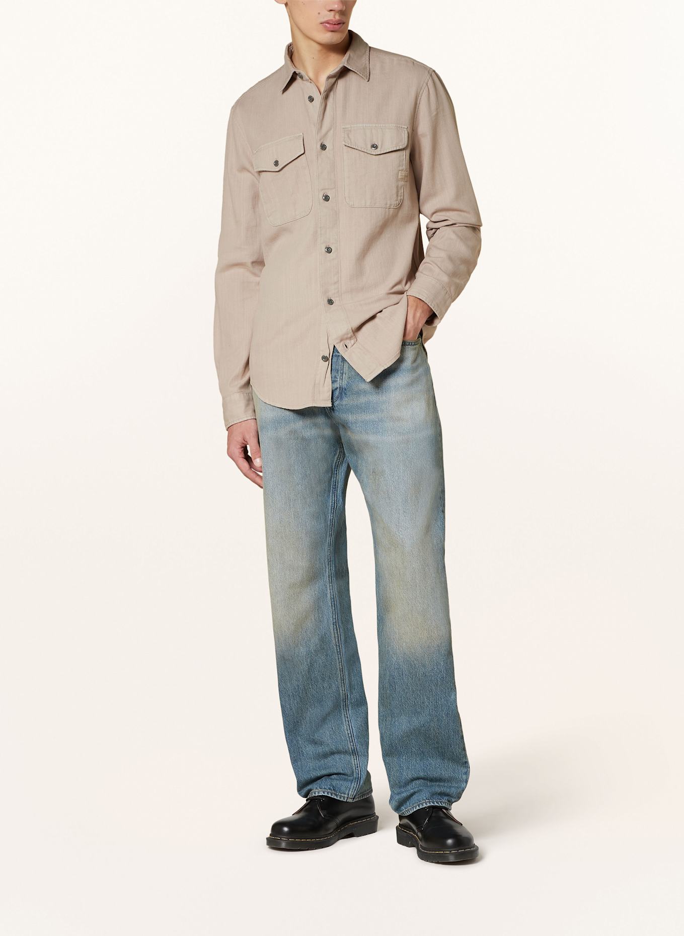 G-Star Hemd Slim Fit: BEIGE