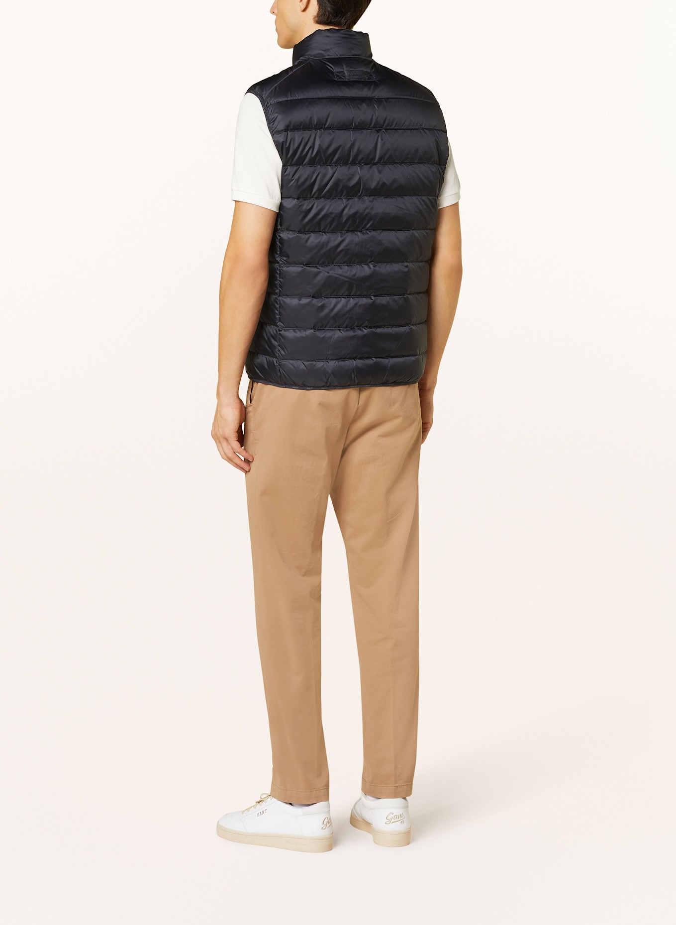 GANT Lightweight-Daunenweste: SCHWARZ