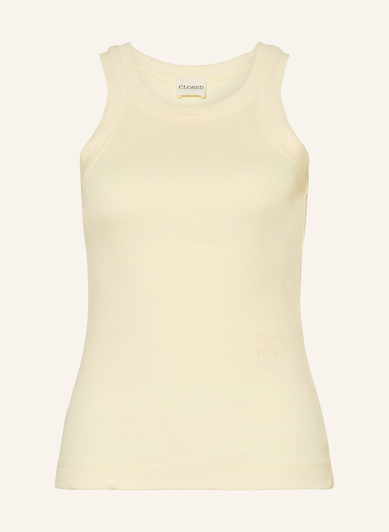 CLOSED Top: LIGHT YELLOW