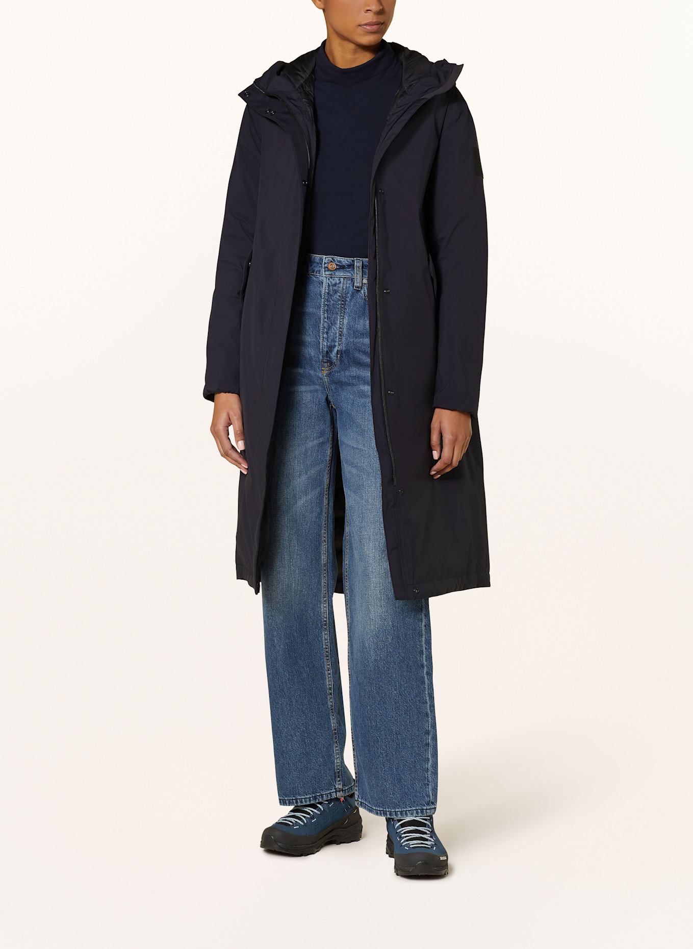 Jack Wolfskin Parka BRANDENBURGER: DUNKELBLAU
