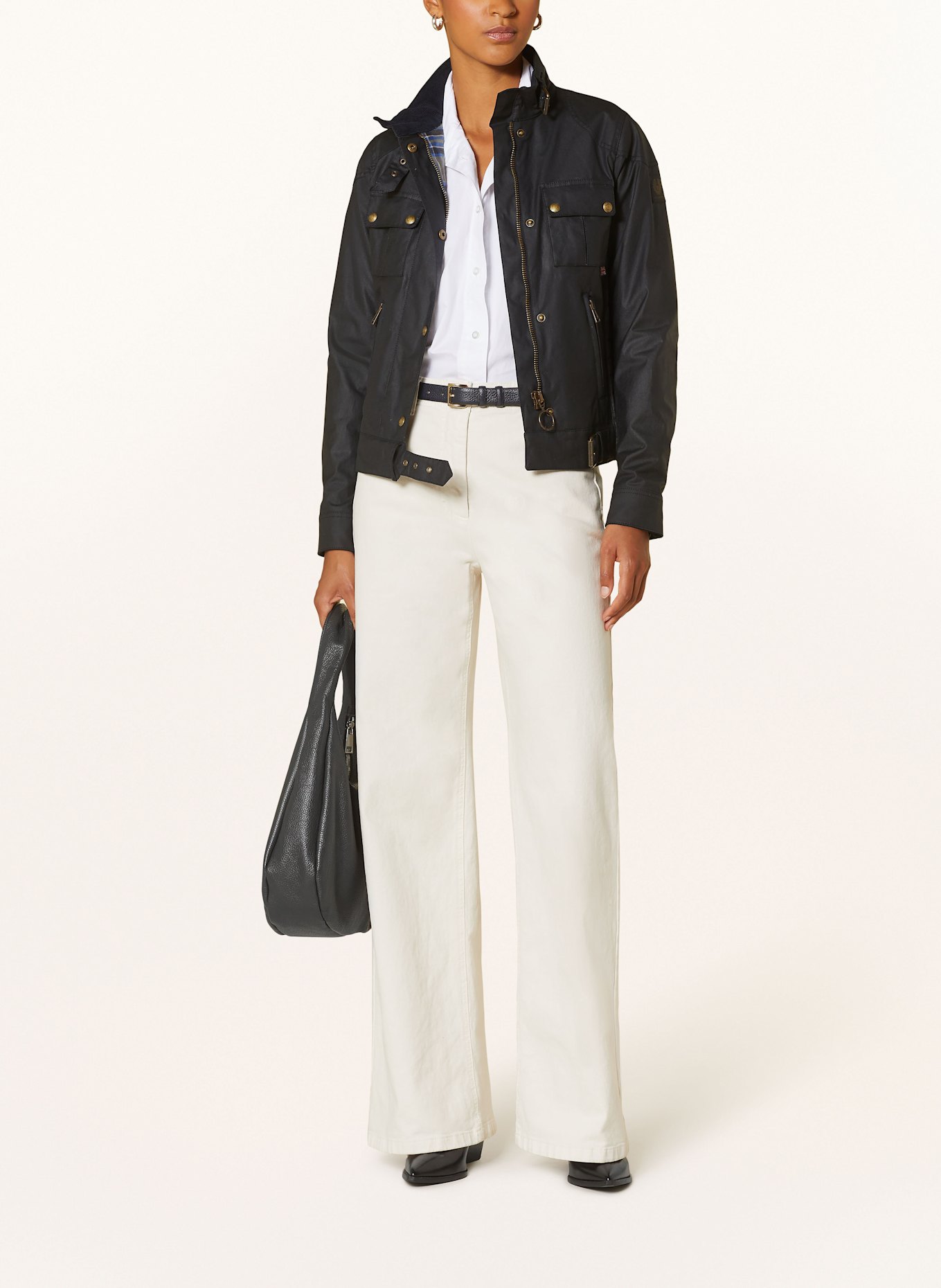 BELSTAFF Fieldjack GANGSTER: ZWART
