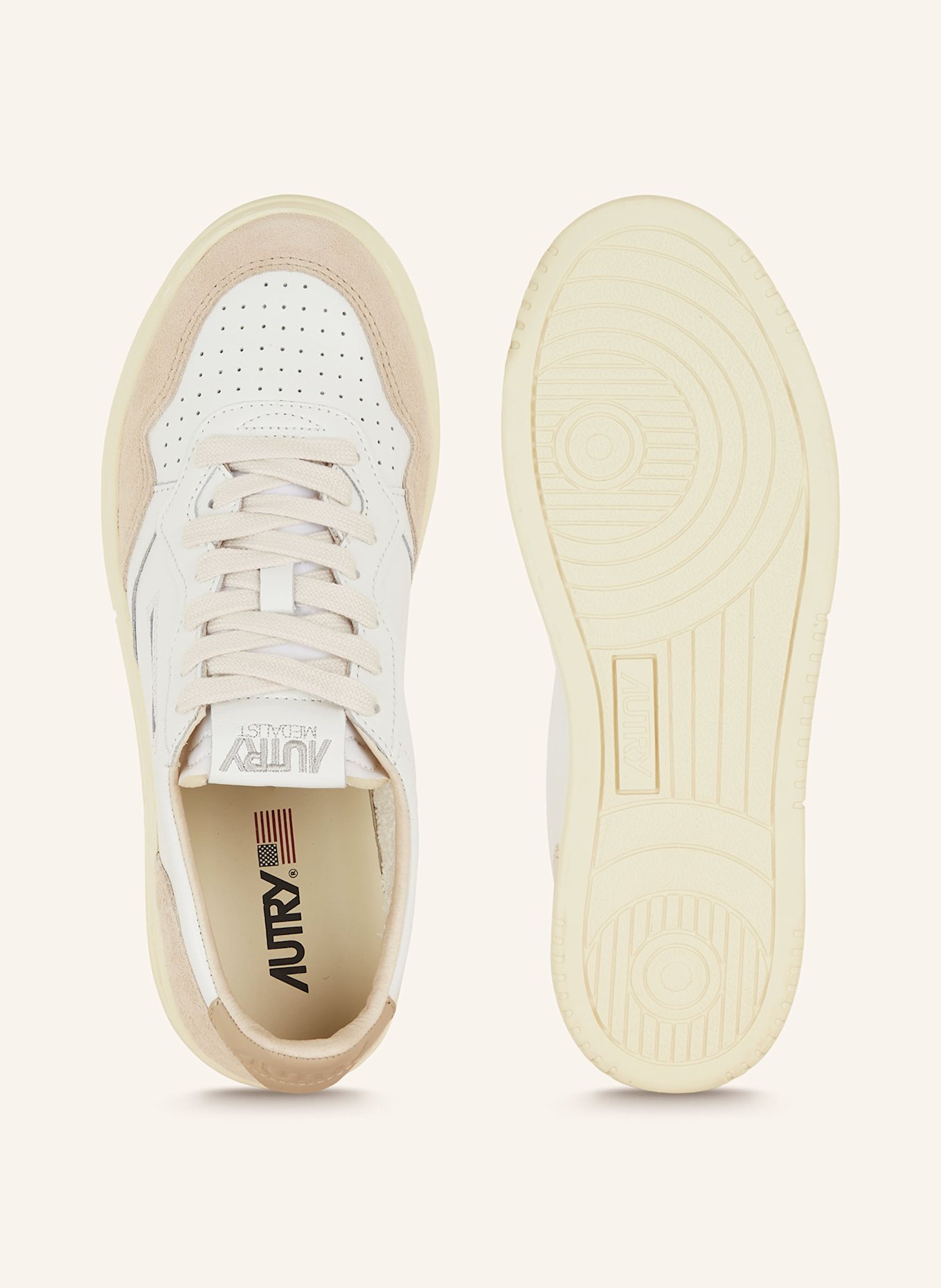 AUTRY Sneaker MEDALIST: WEISS/ CREME