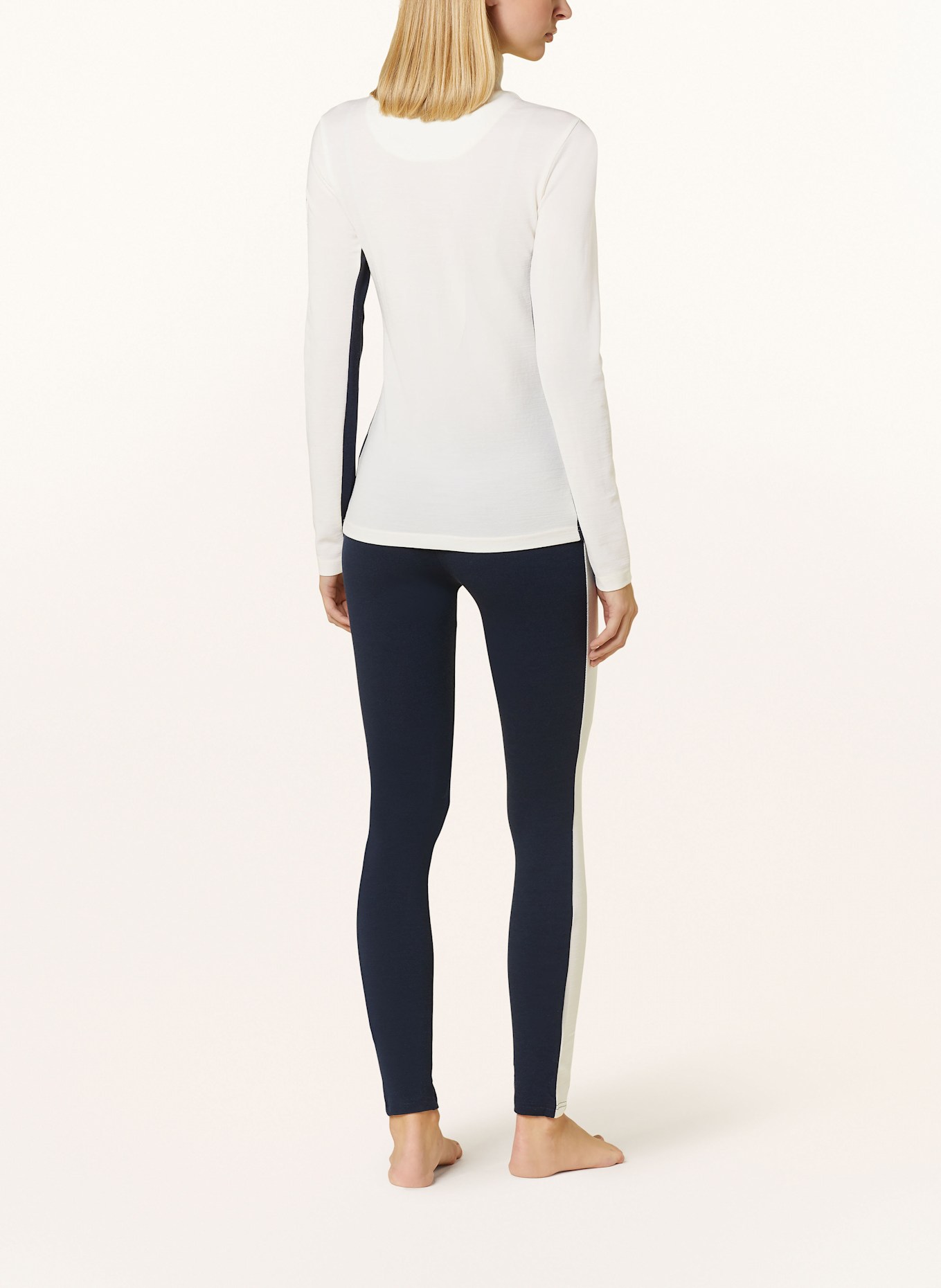 WE NORWEGIANS Bunda Midlayer VOSS z piké a merino vlny: BÍLÁ