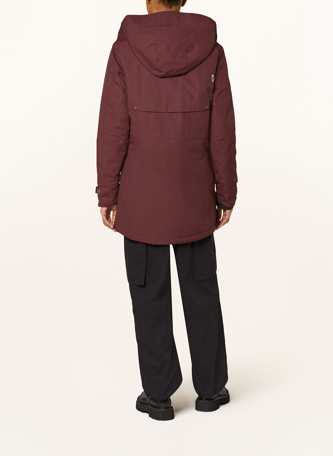 DIDRIKSONS parka: DONKERROOD