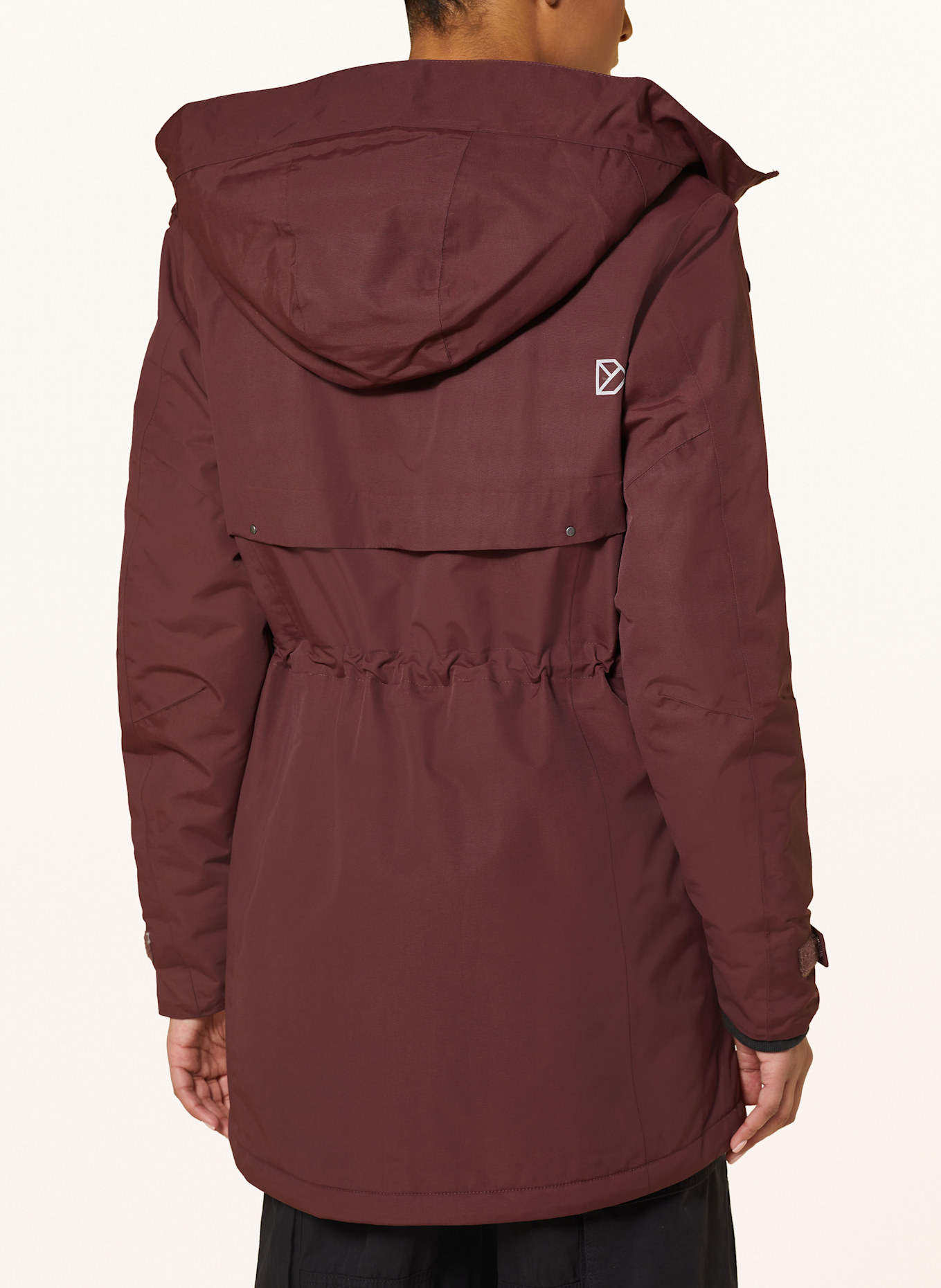 DIDRIKSONS parka: DONKERROOD