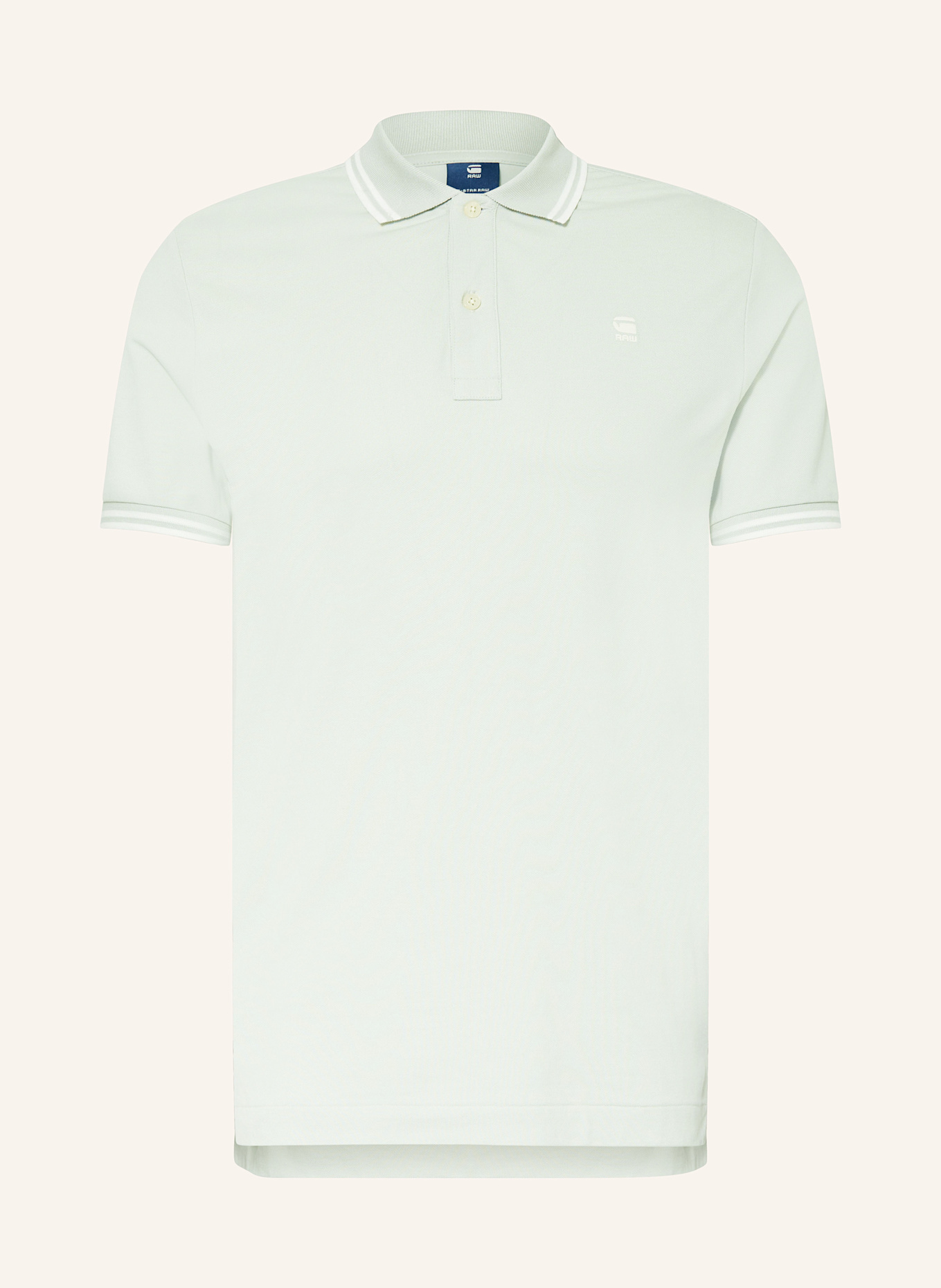 G-Star Piqué-Poloshirt DUNDA: HELLGRÜN