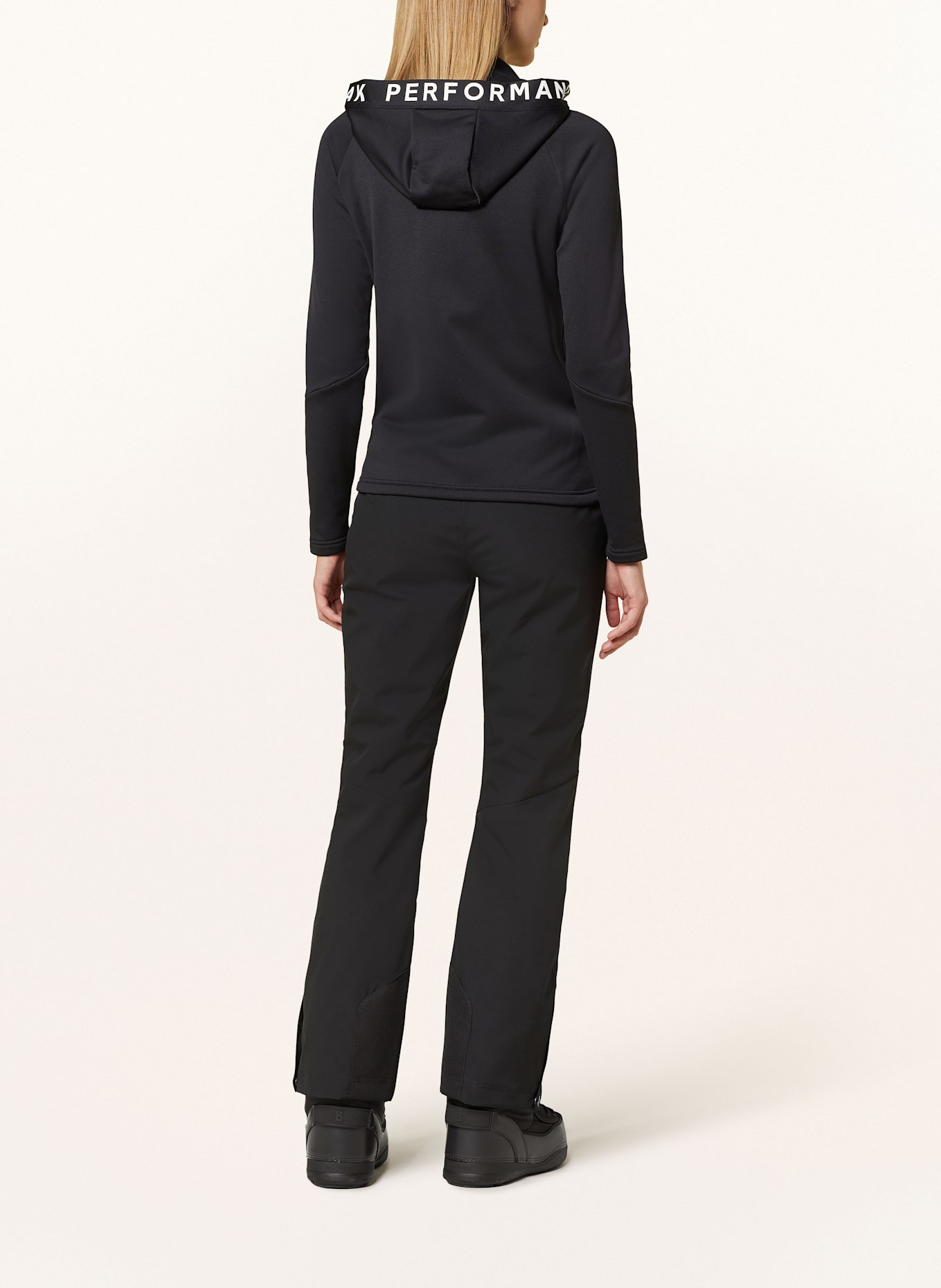 Peak Performance Veste intermédiaire RIDER ZIP HOOD: NOIR