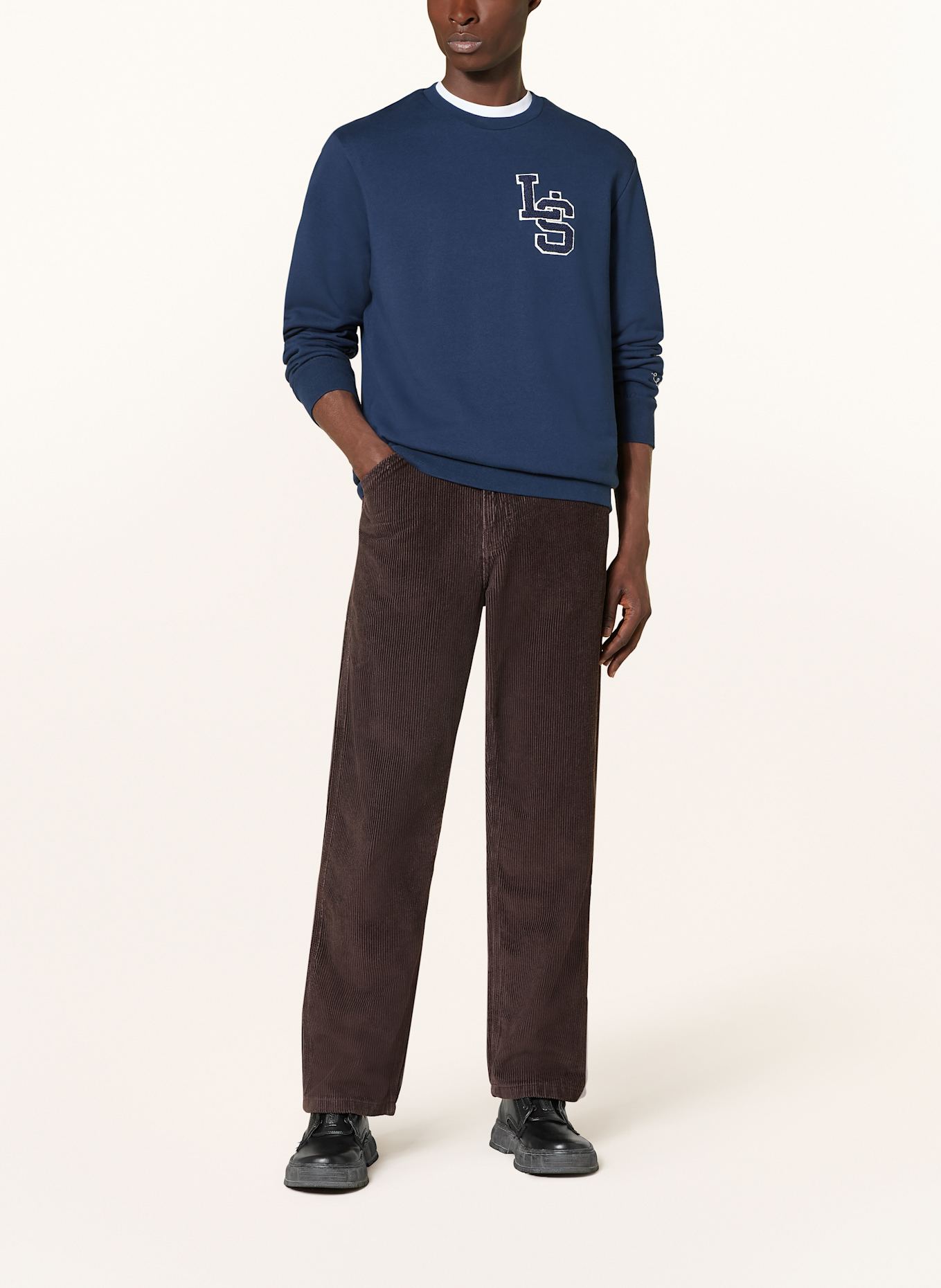 Levi's® Corduroy trousers CARPENTER Loose fit: DARK BROWN