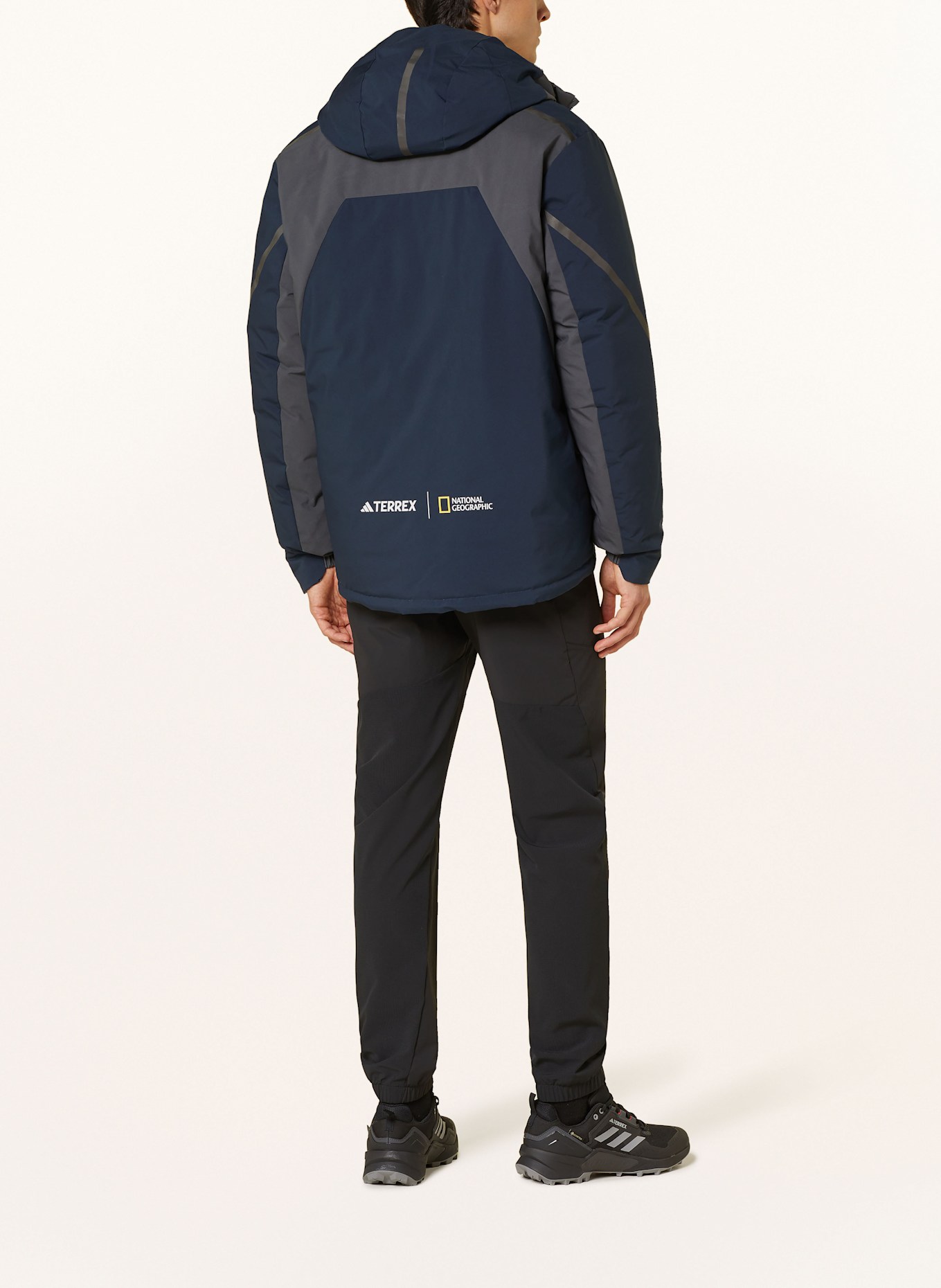 adidas TERREX Down jacket COLD.RDY: BLUE / GRAY