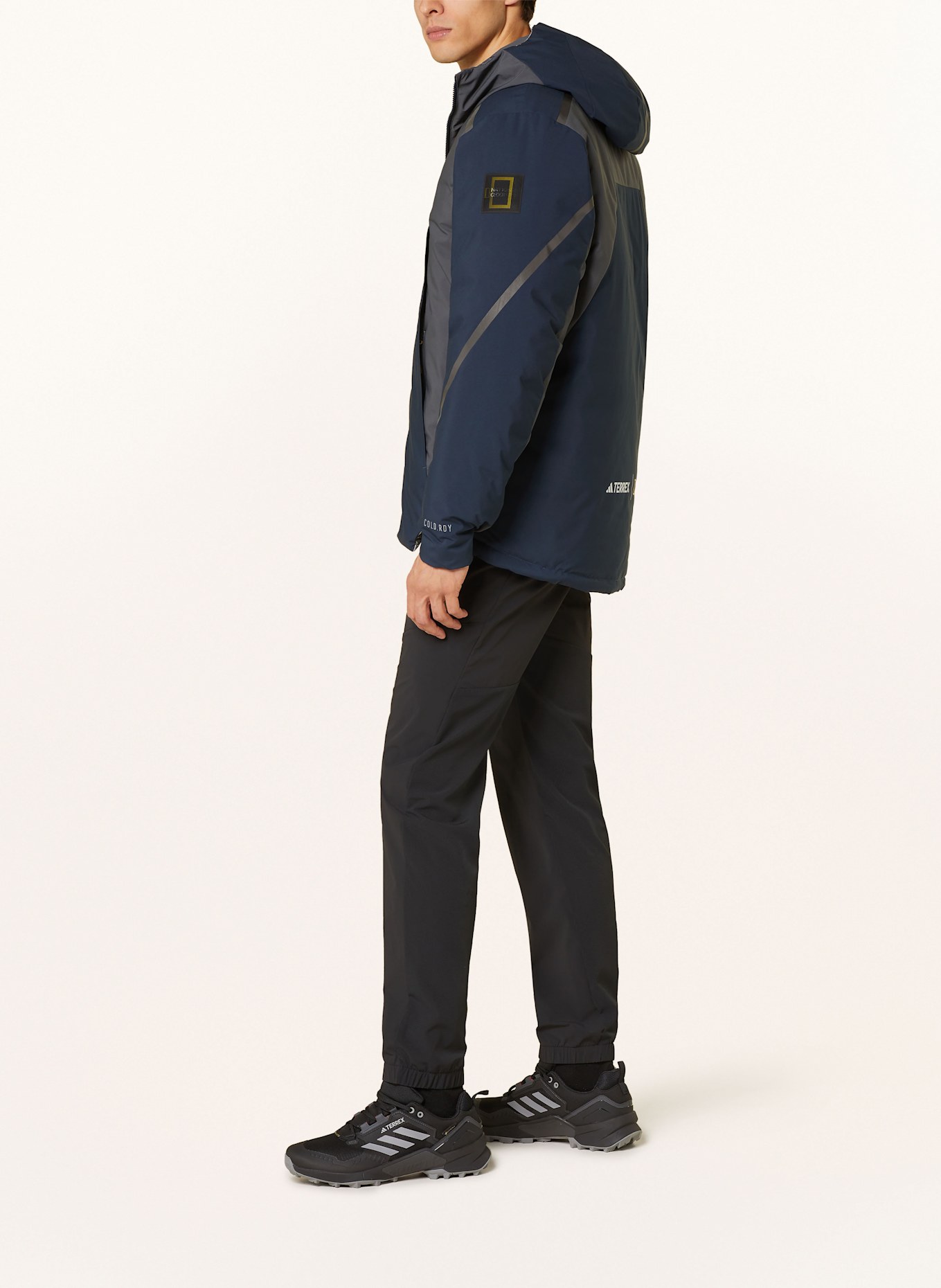 adidas TERREX Down jacket COLD.RDY: BLUE / GRAY