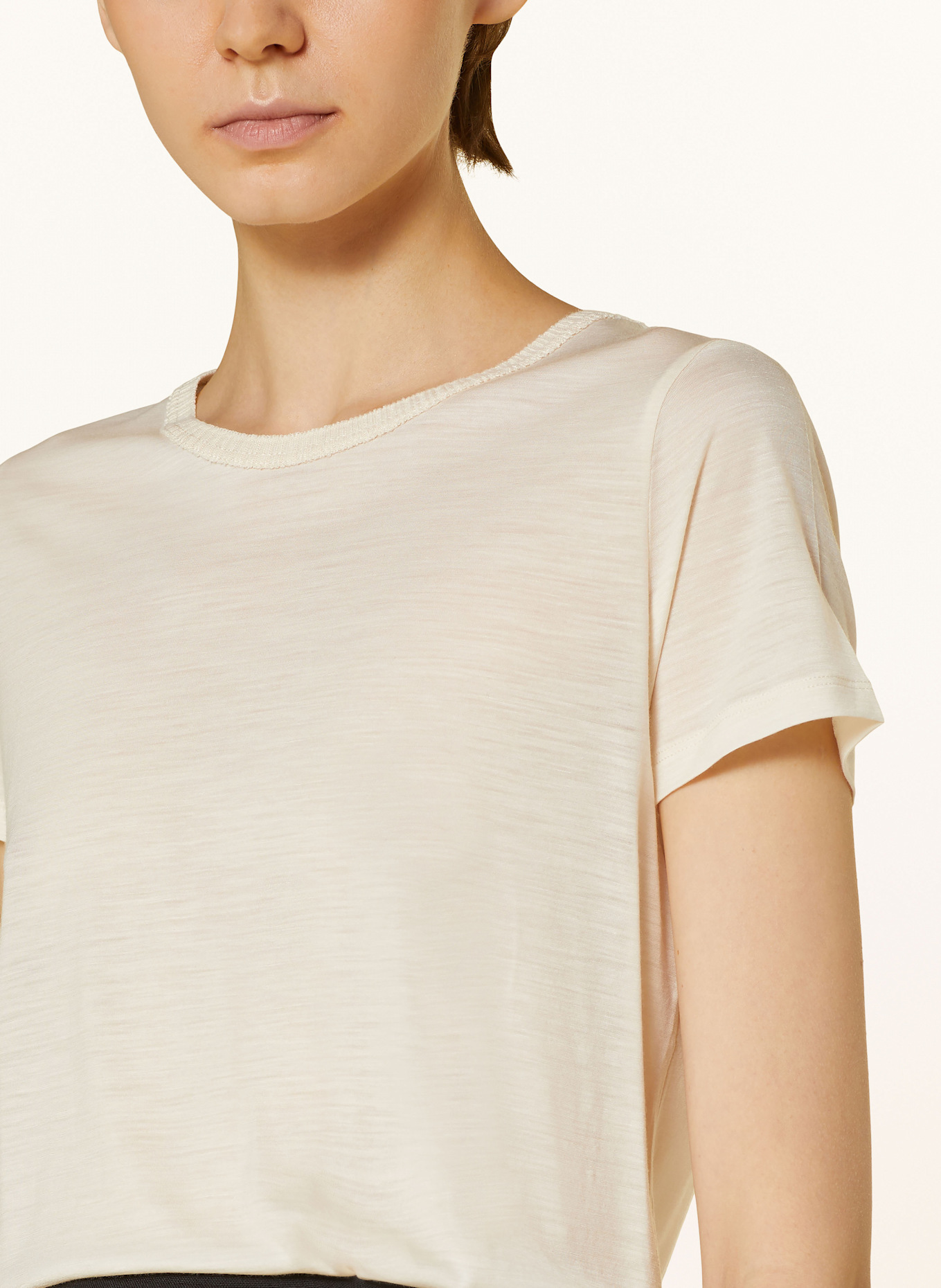 MAJESTIC FILATURES T-shirt, Color: CREAM (Image 4)