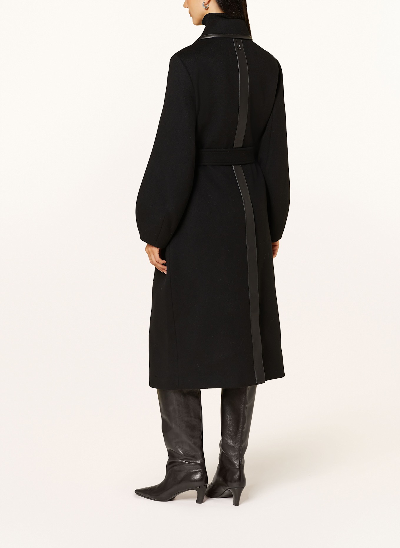 Mackage black wool coat outlet