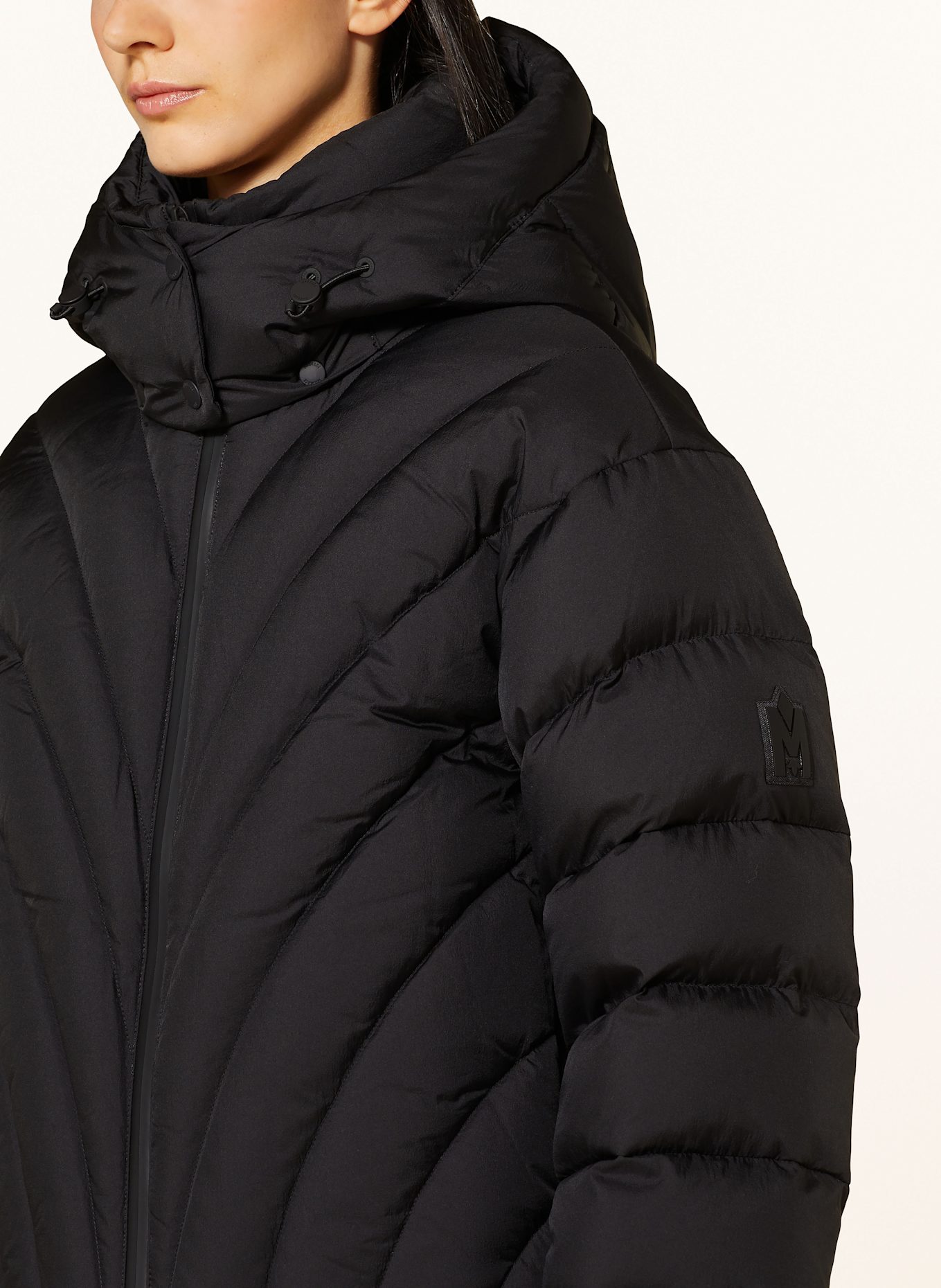 Mackage HOPE down jacket with detachable hood in black