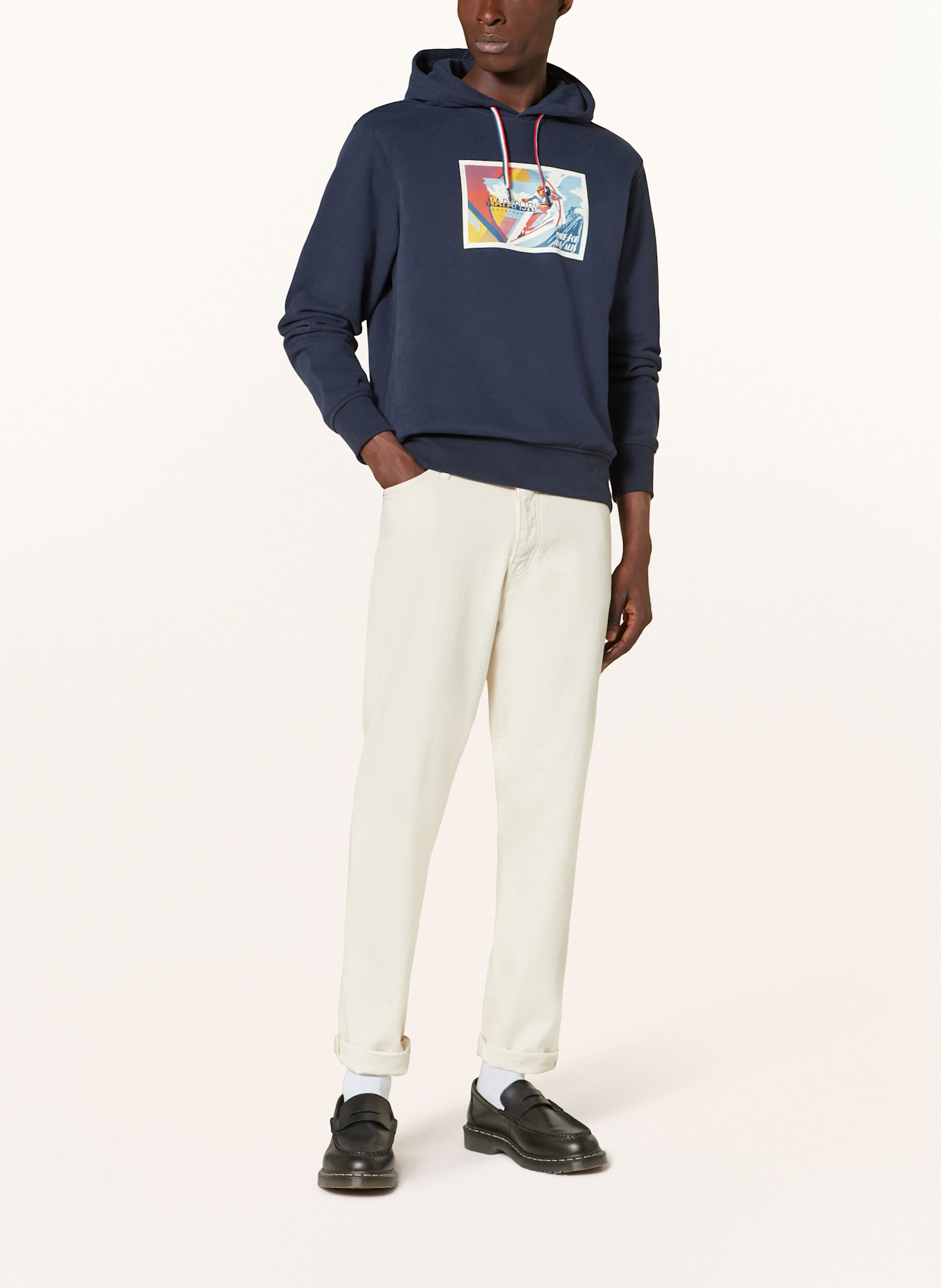 NAPAPIJRI Bluza z kapturem PORTALET: GRANATOWY