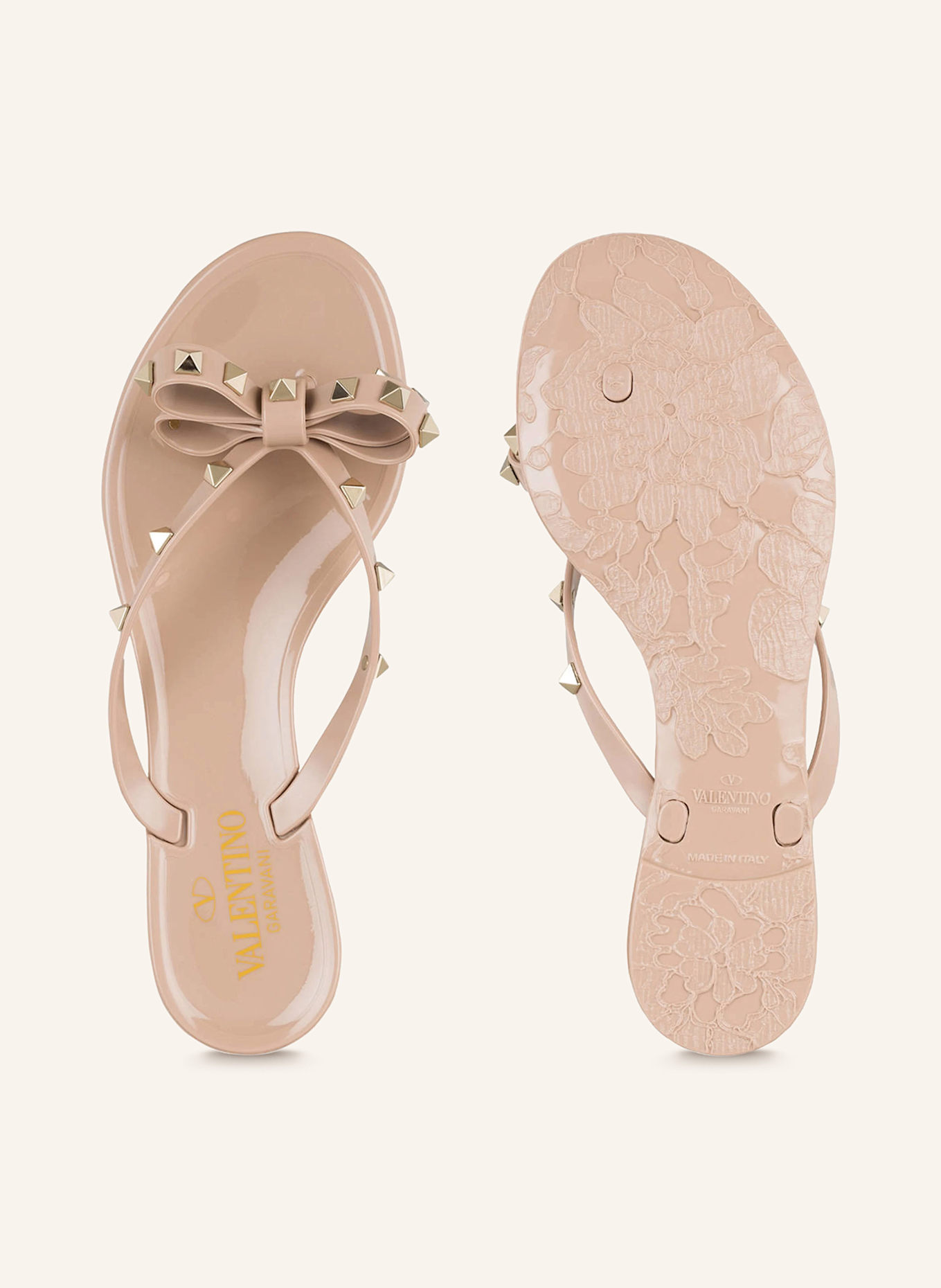 VALENTINO GARAVANI Flip flops SUMMER ROCKSTUD with rivets